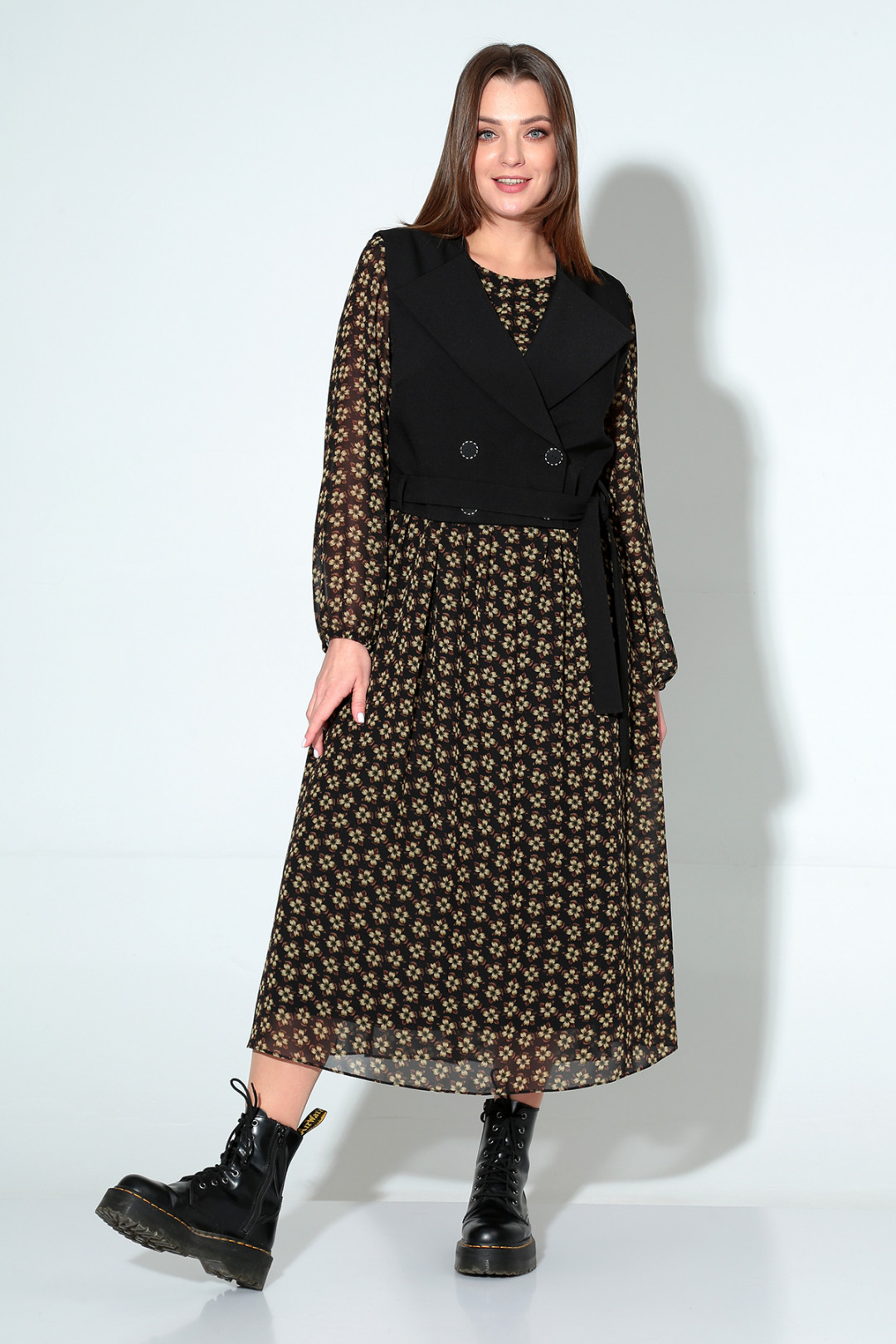 Костюм Лиона-Стиль 813 мелкие цветочки - фото 6