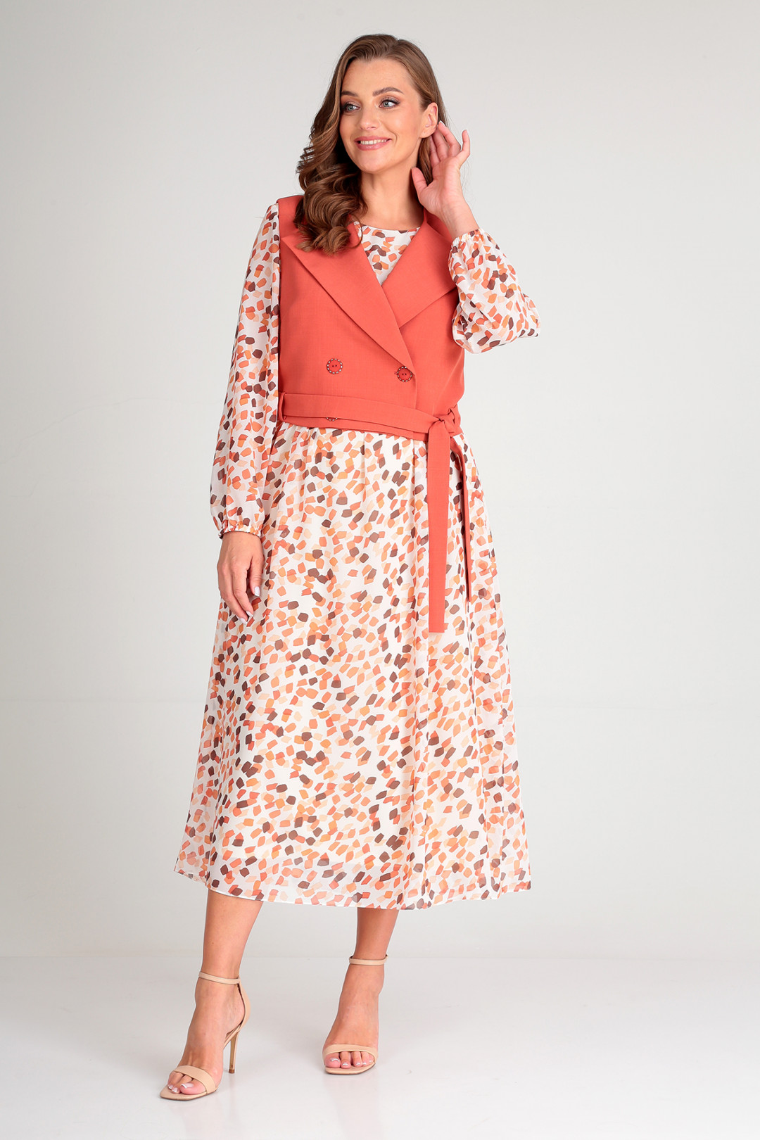 Костюм Лиона-Стиль 813 терракот - фото 1