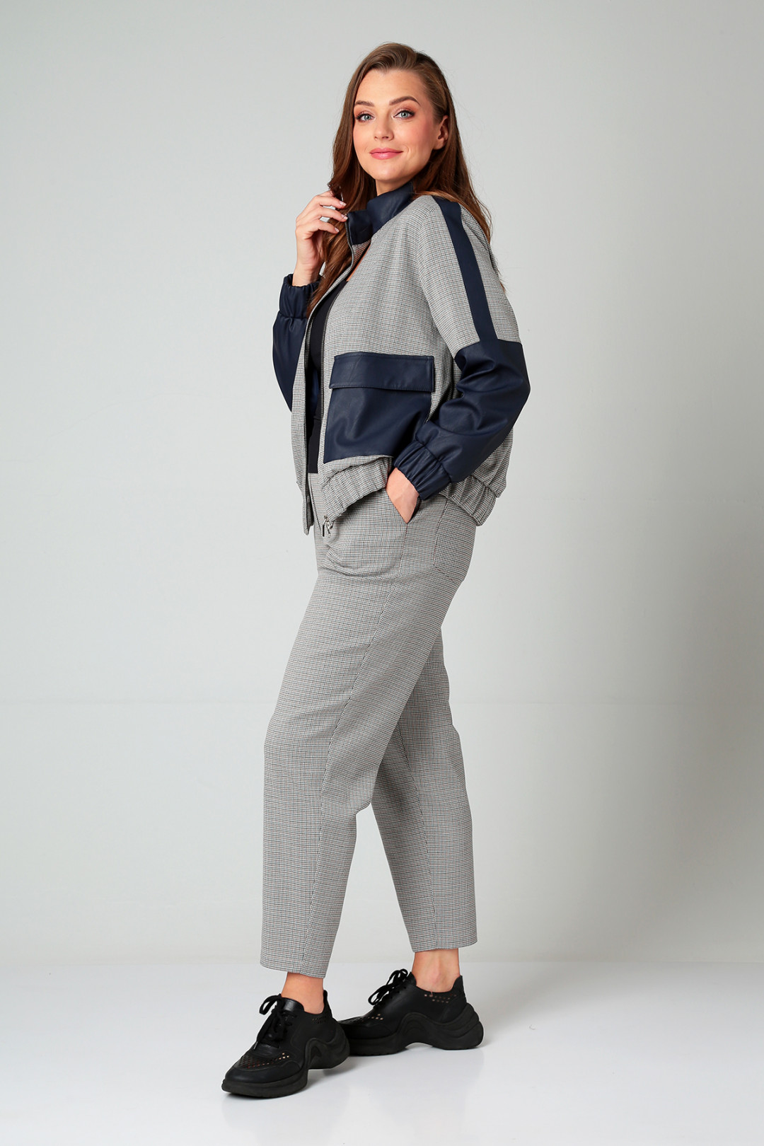 Костюм Лиона-Стиль 855 синий - фото 3