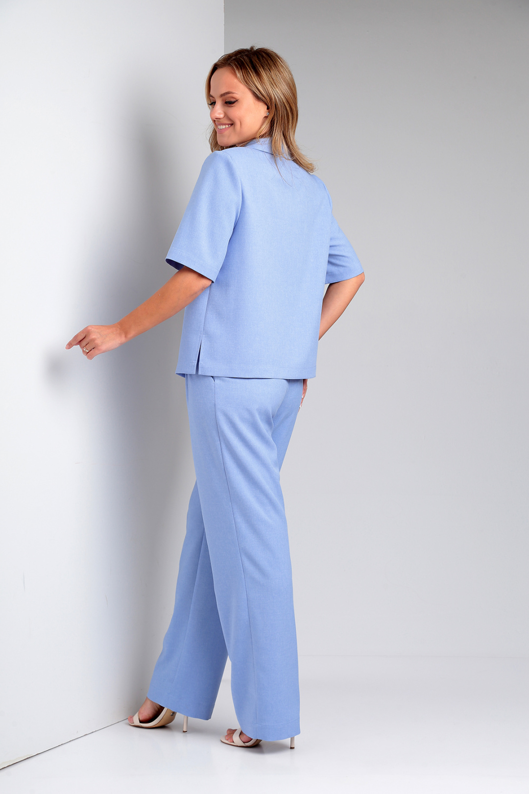 Костюм Лиона-Стиль 857 голубой - фото 3