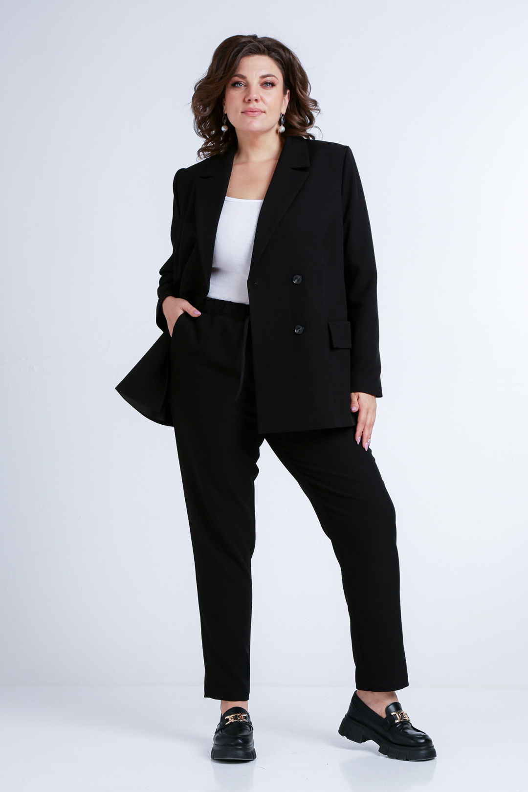 Костюм Лиона-Стиль 858 черный - фото 3