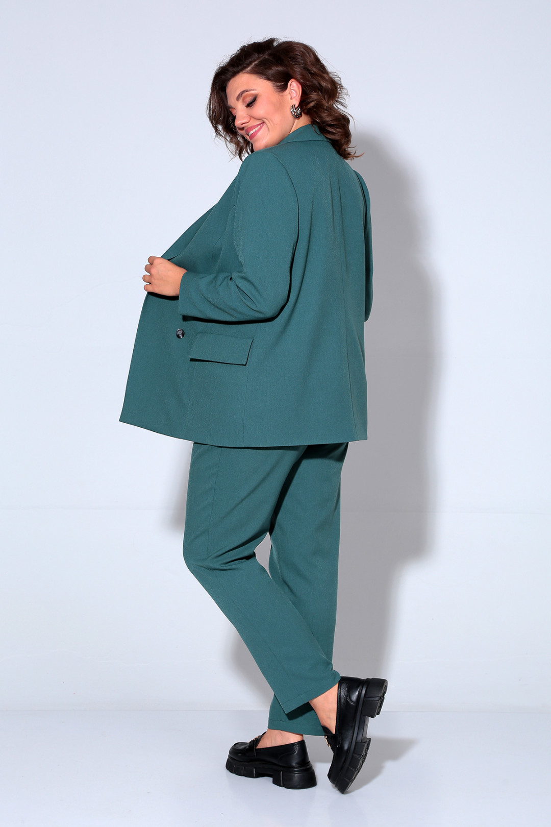 Костюм Лиона-Стиль 858 изумруд - фото 4