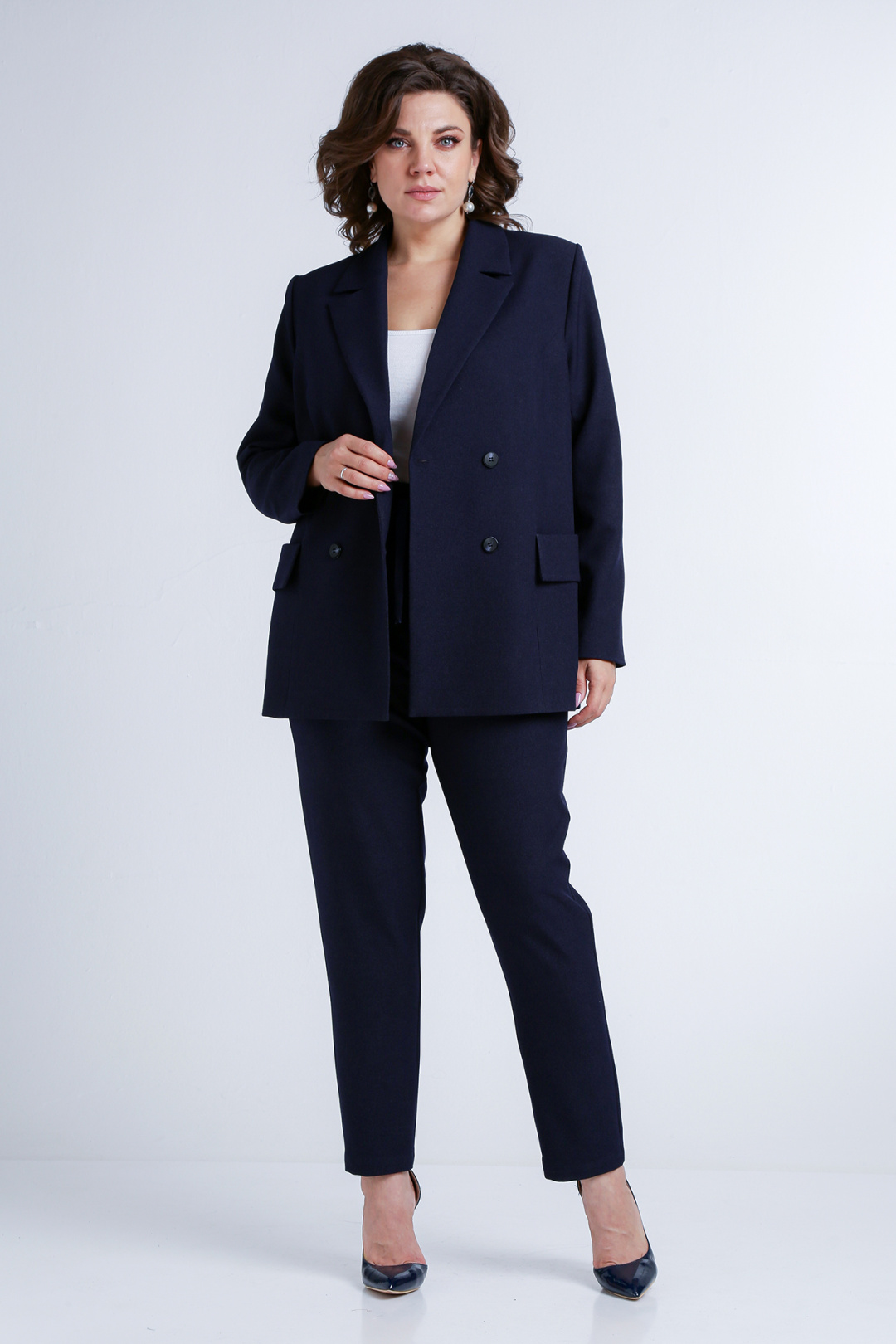 Костюм Лиона-Стиль 858 синий - фото 2