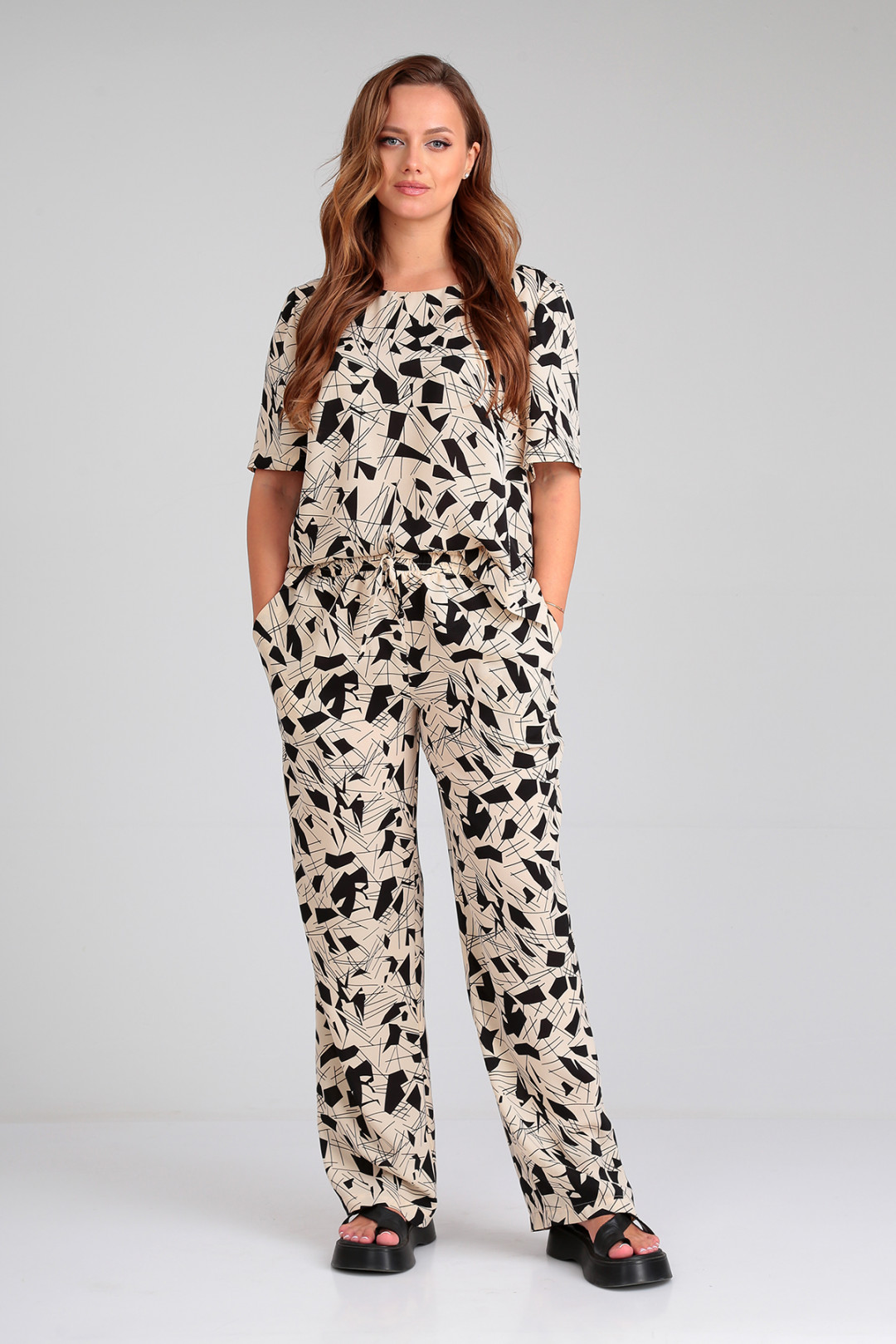 Костюм Лиона-Стиль 873 бежевый - фото 2