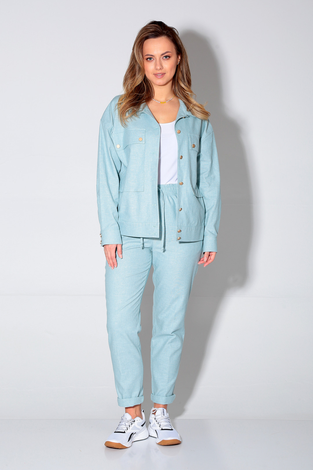 Костюм Лиона-Стиль 893 лазурный - фото 1