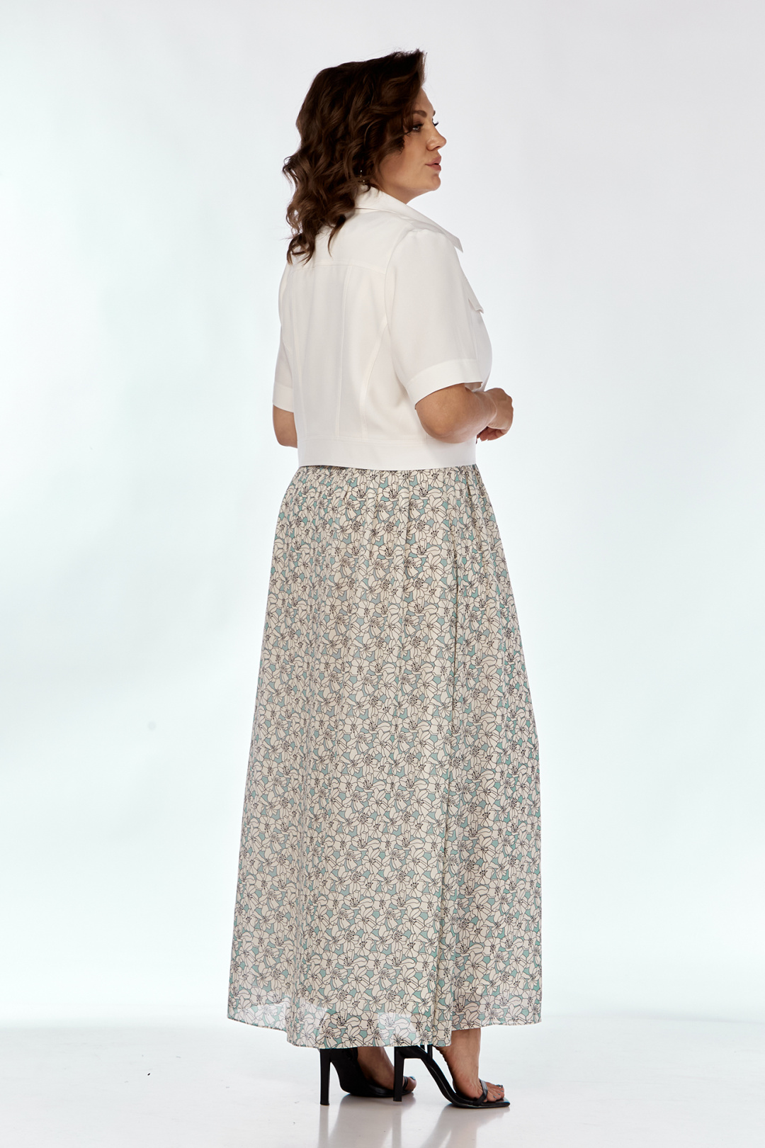 Костюм Лиона-Стиль 908 молочная глазурь - фото 3