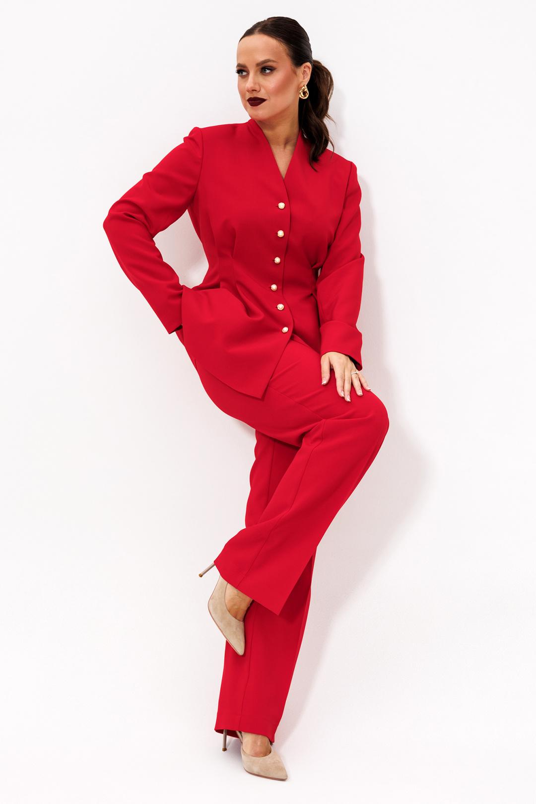 Костюм Лиона-Стиль 954 красный - фото 2