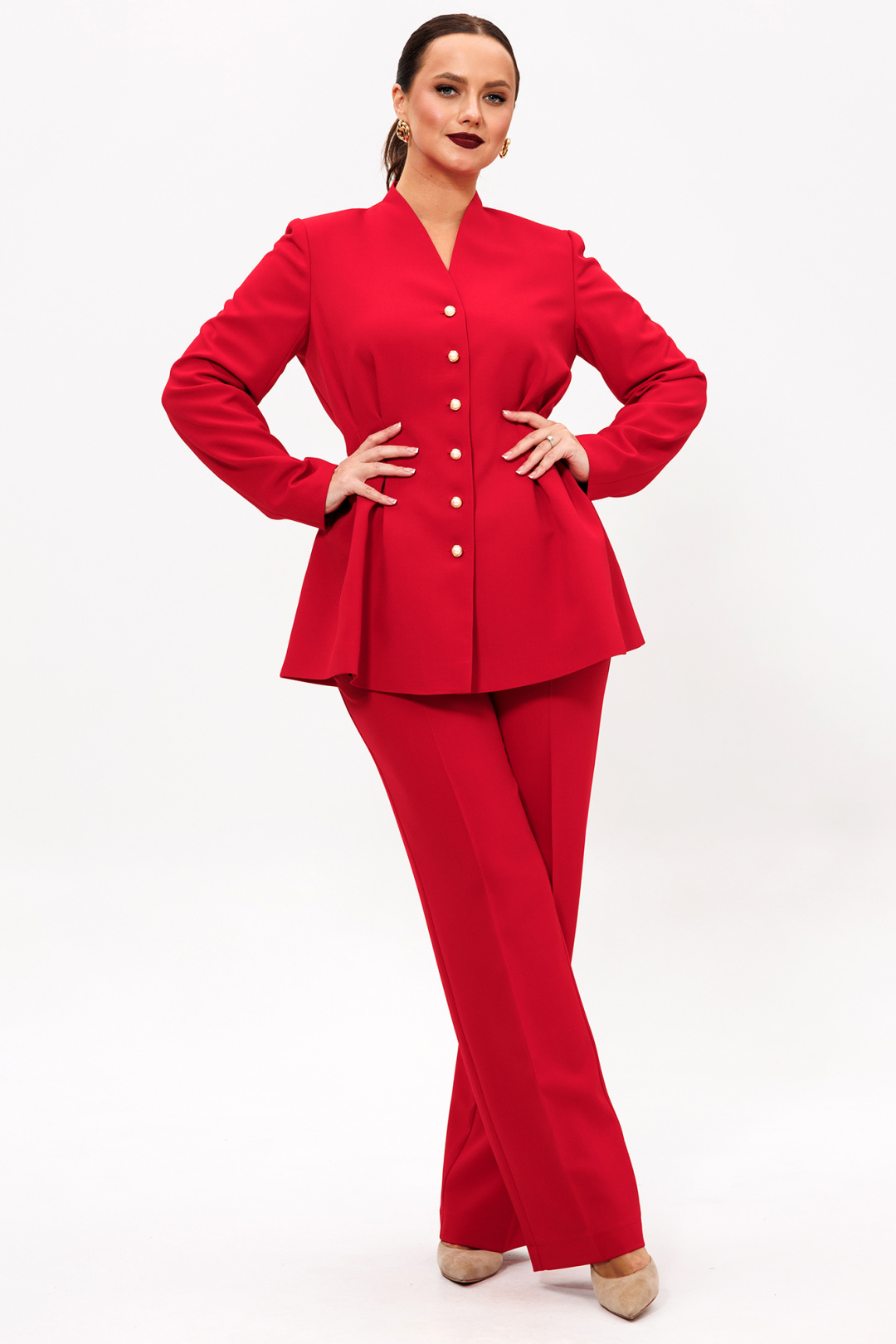 Костюм Лиона-Стиль 954 красный - фото 3