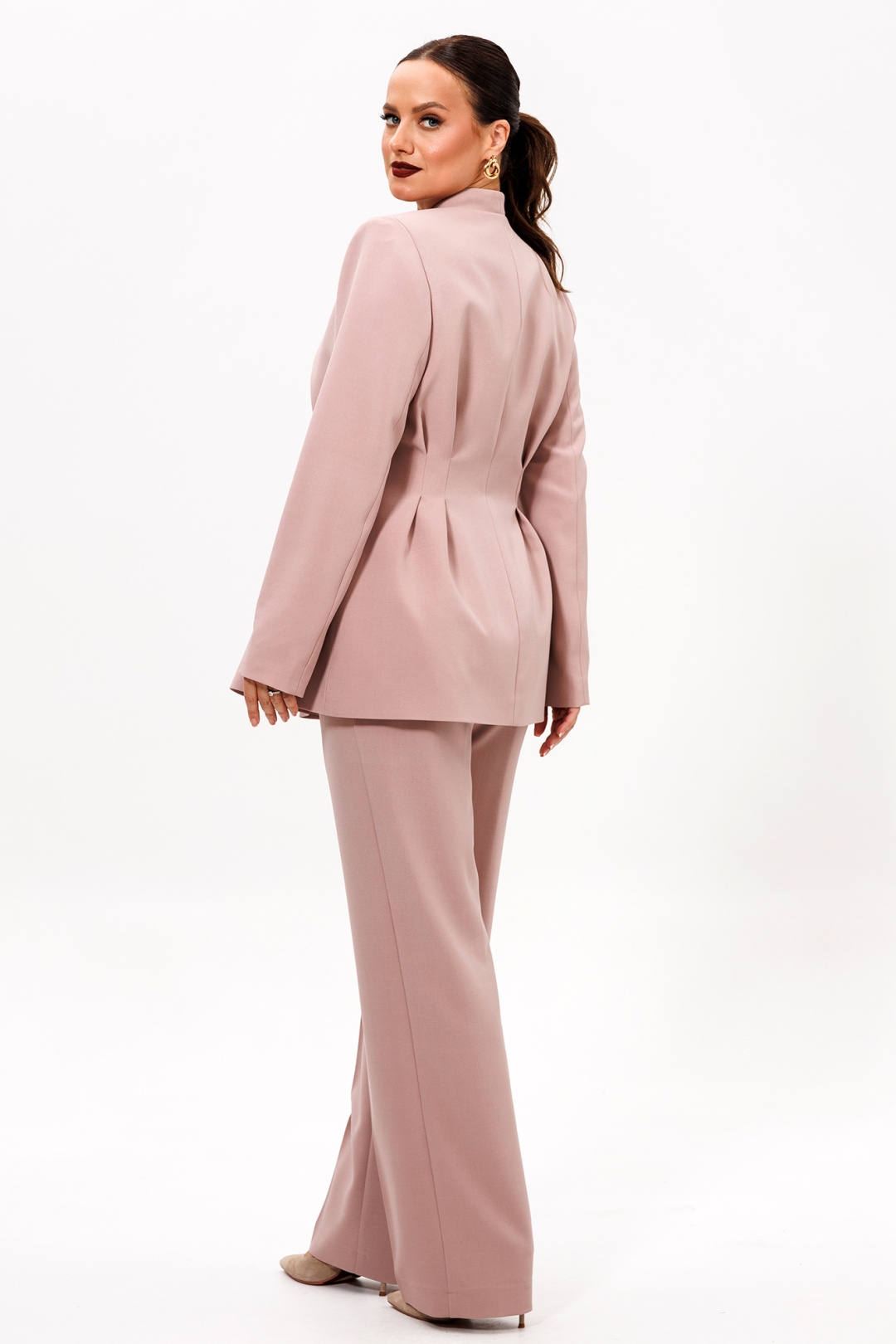 Костюм Лиона-Стиль 954 пудра - фото 4