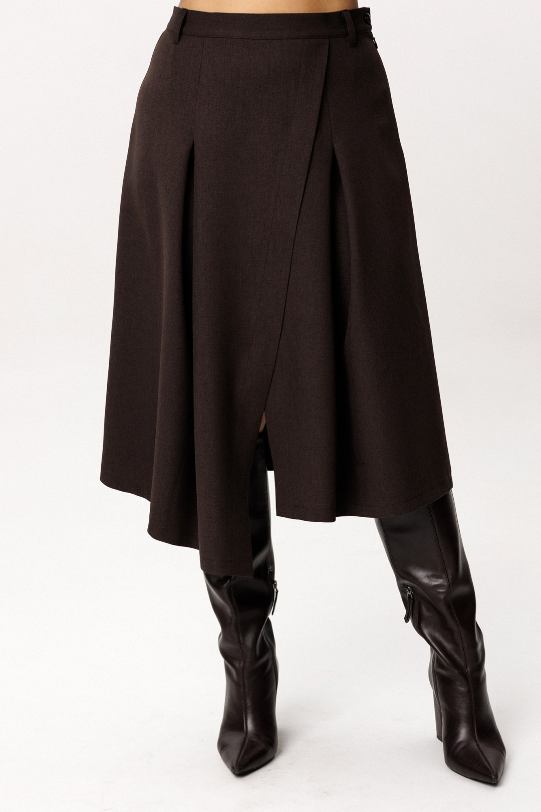 Юбка Лиона-Стиль 960 горький шоколад - фото 3