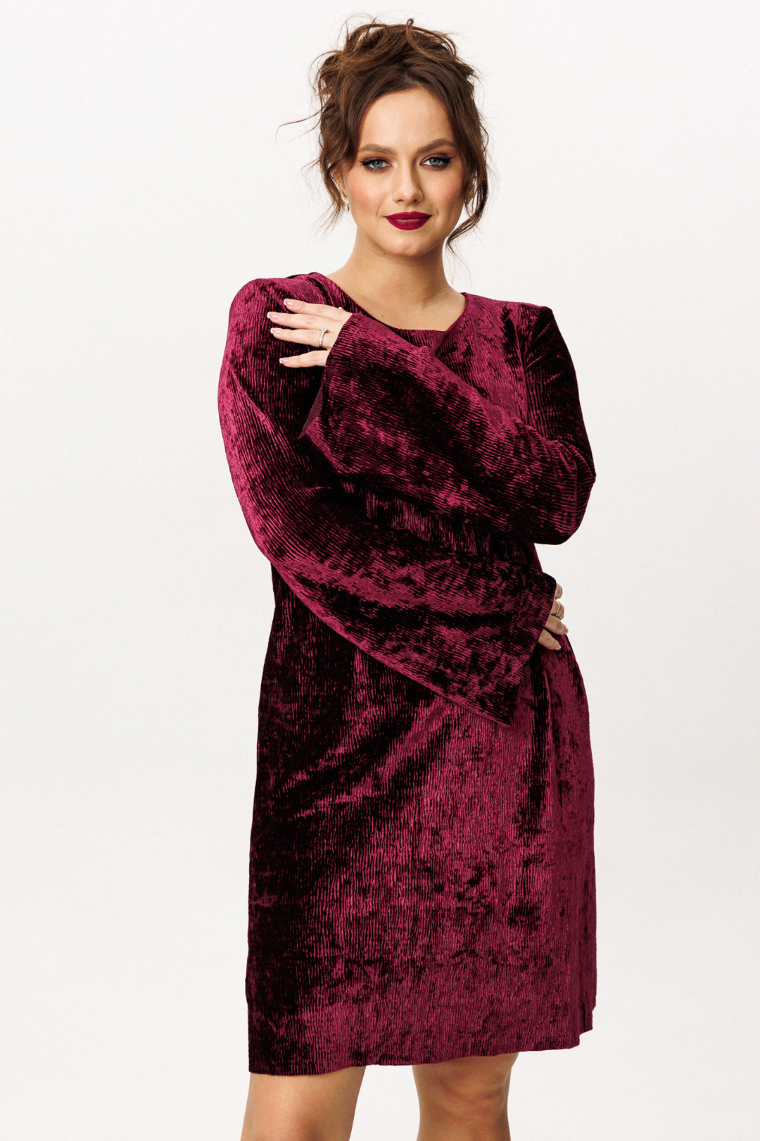 Платье Лиона-Стиль 967 винный - фото 1