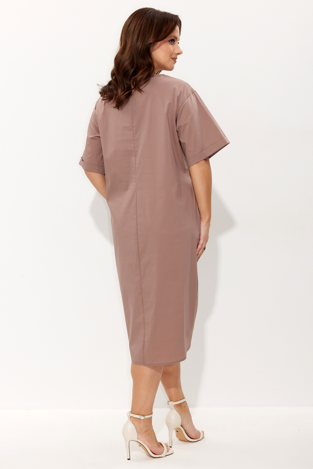 Платье Лиона-Стиль 969 мокко - фото 5