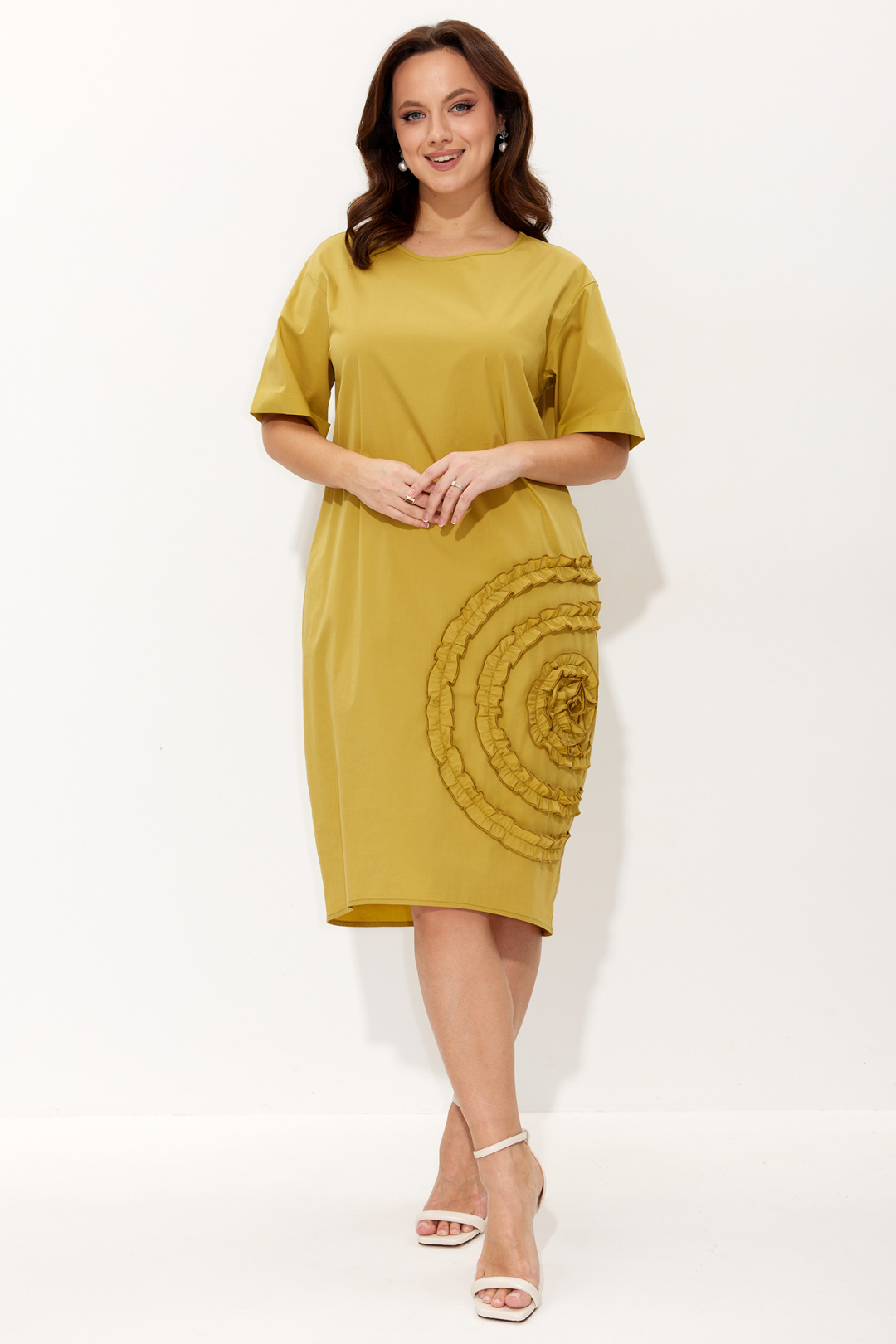 Платье Лиона-Стиль 969 олива