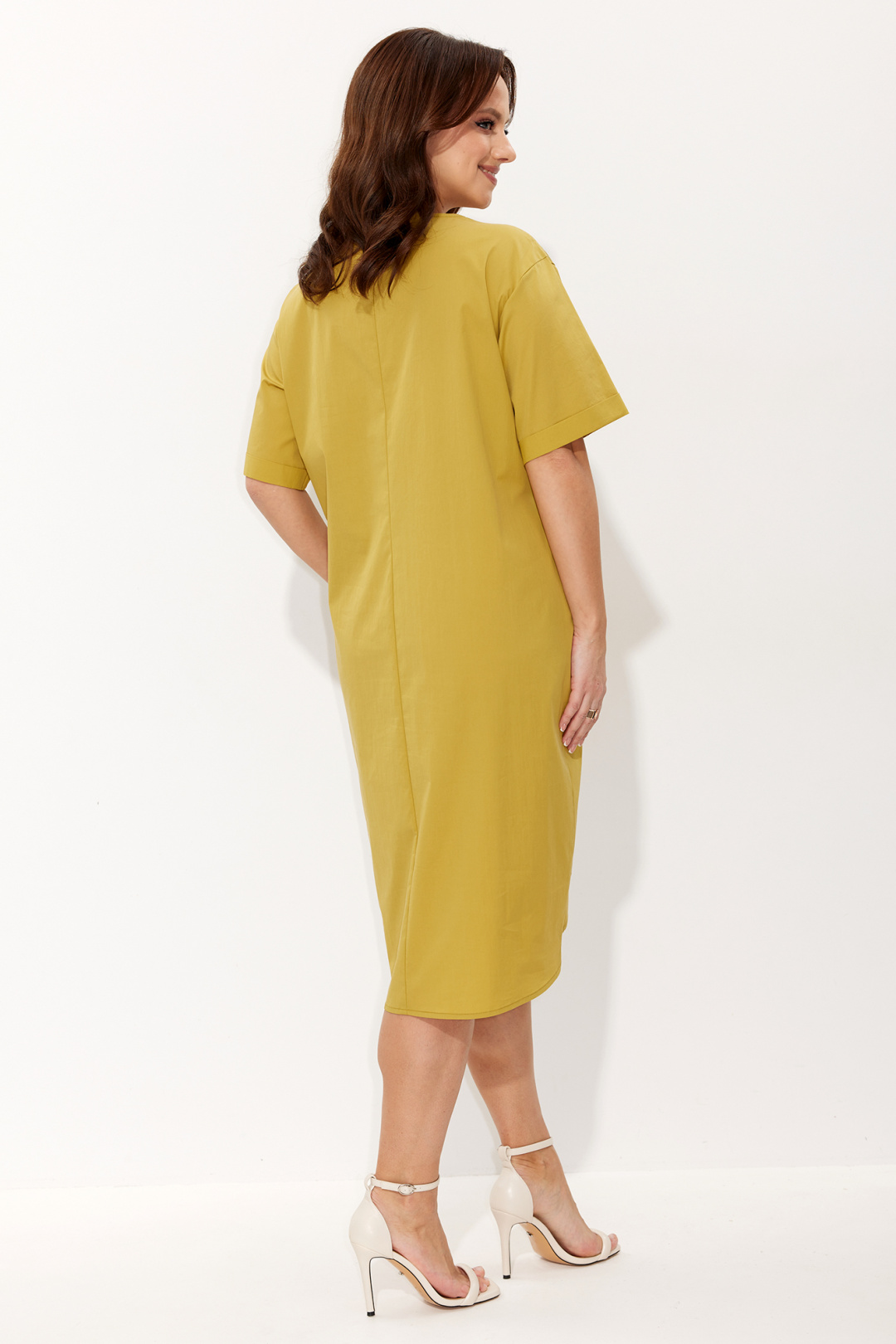 Платье Лиона-Стиль 969 олива - фото 4