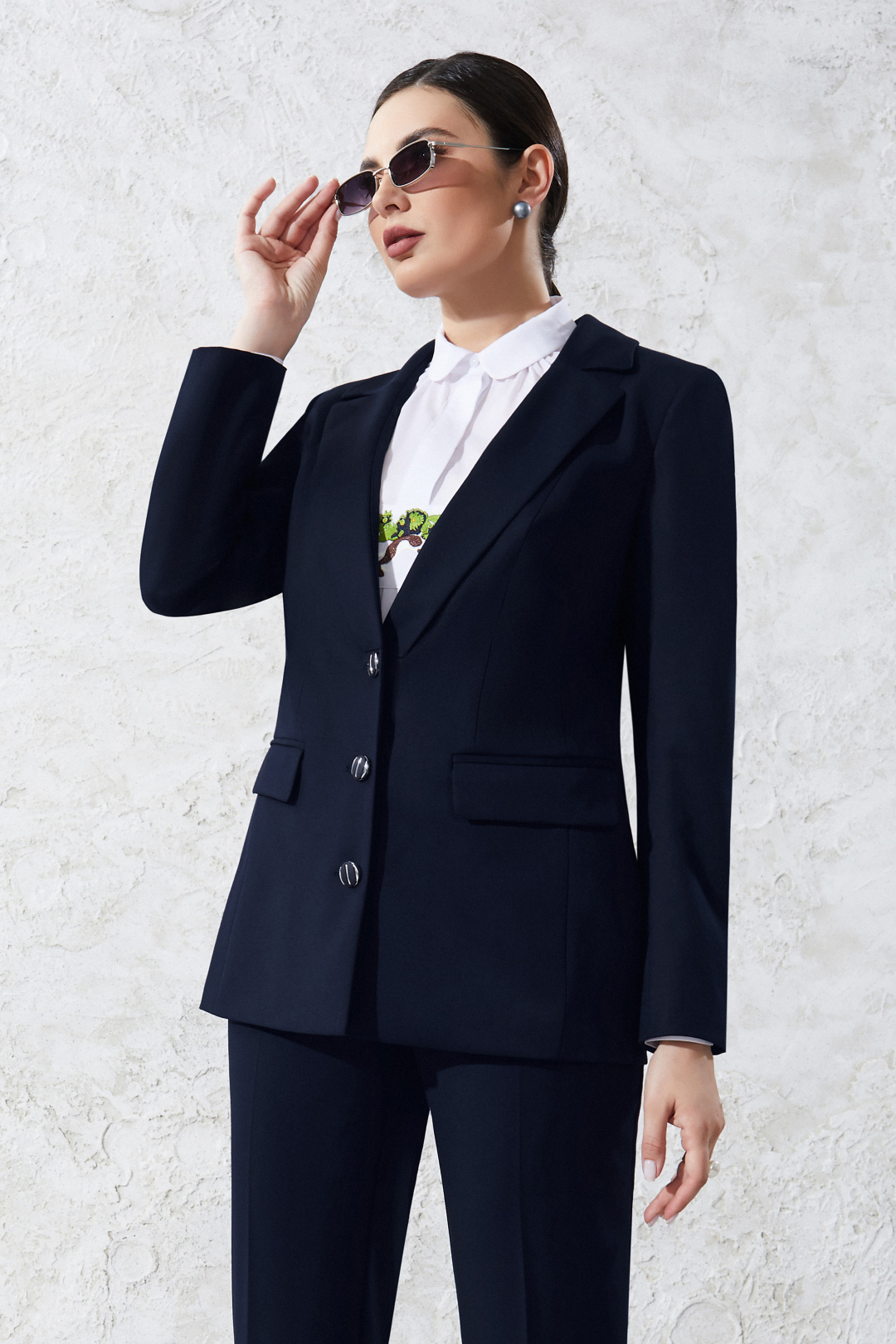 Костюм Lissana 4584 синий - фото 4