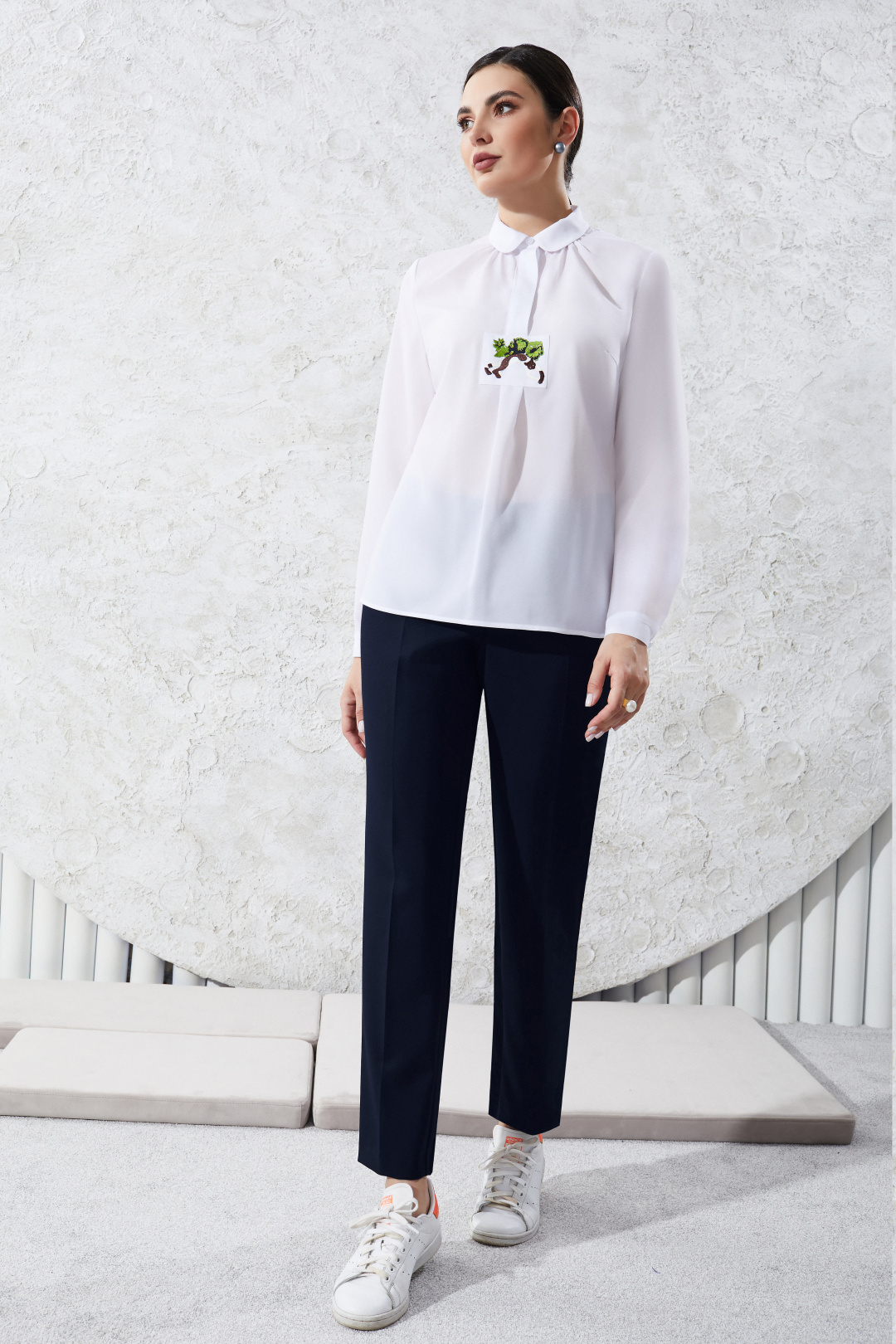 Костюм Lissana 4584 синий - фото 5