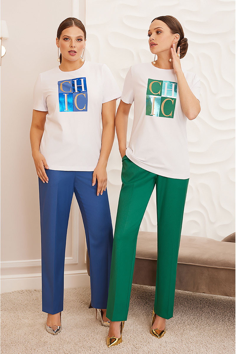 Костюм Lissana 4755 темно-лазурный - фото 3