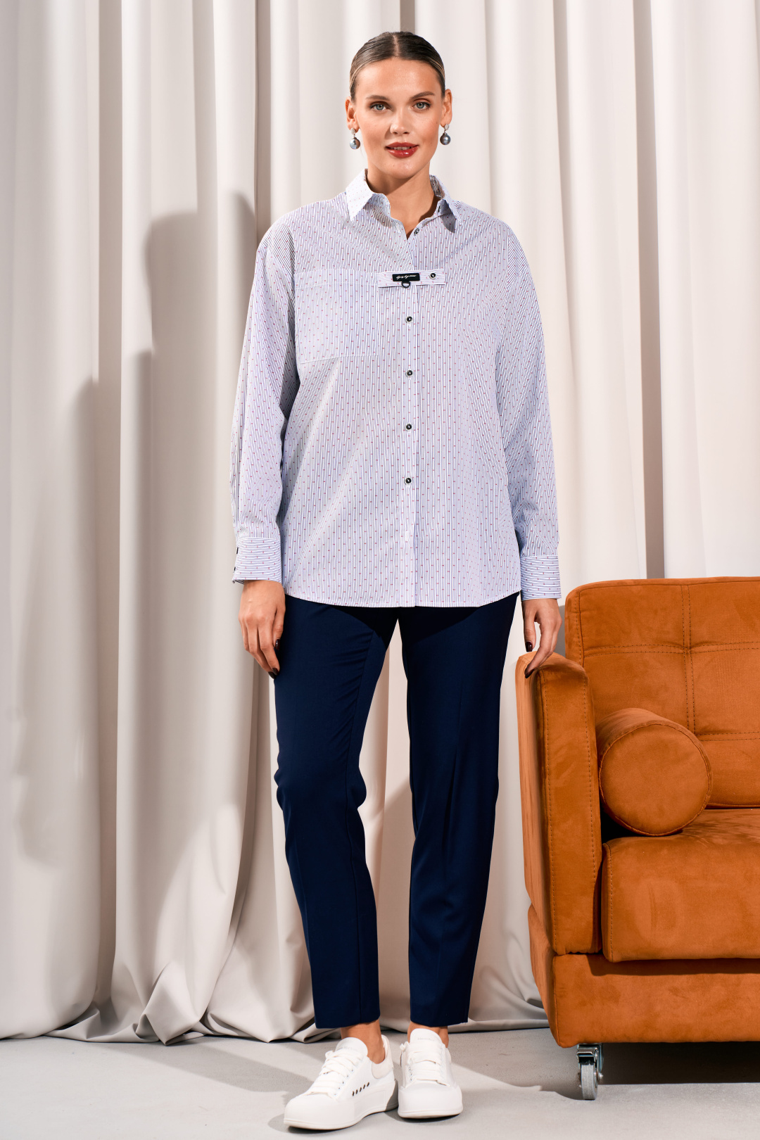 Рубашка Lissana 5037 красный - фото 2