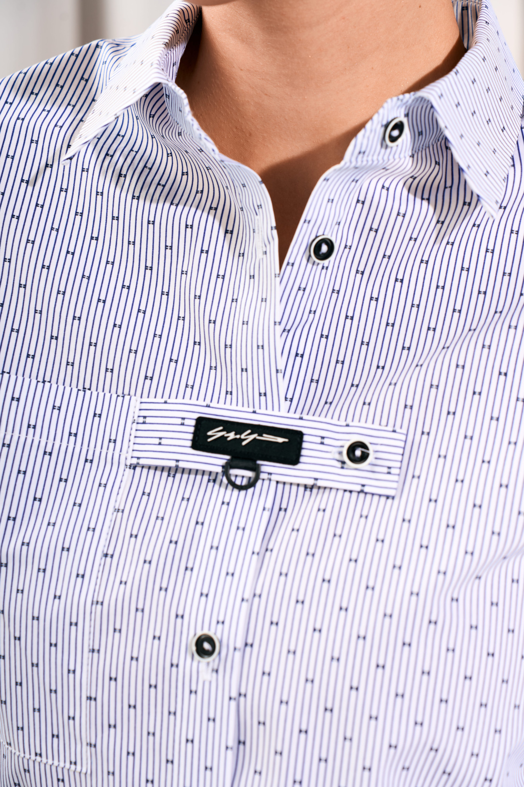 Рубашка Lissana 5037 синий - фото 3