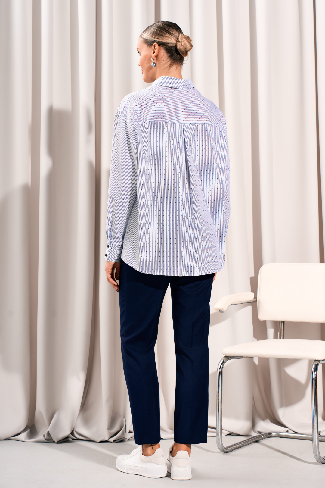 Рубашка Lissana 5037 синий - фото 4