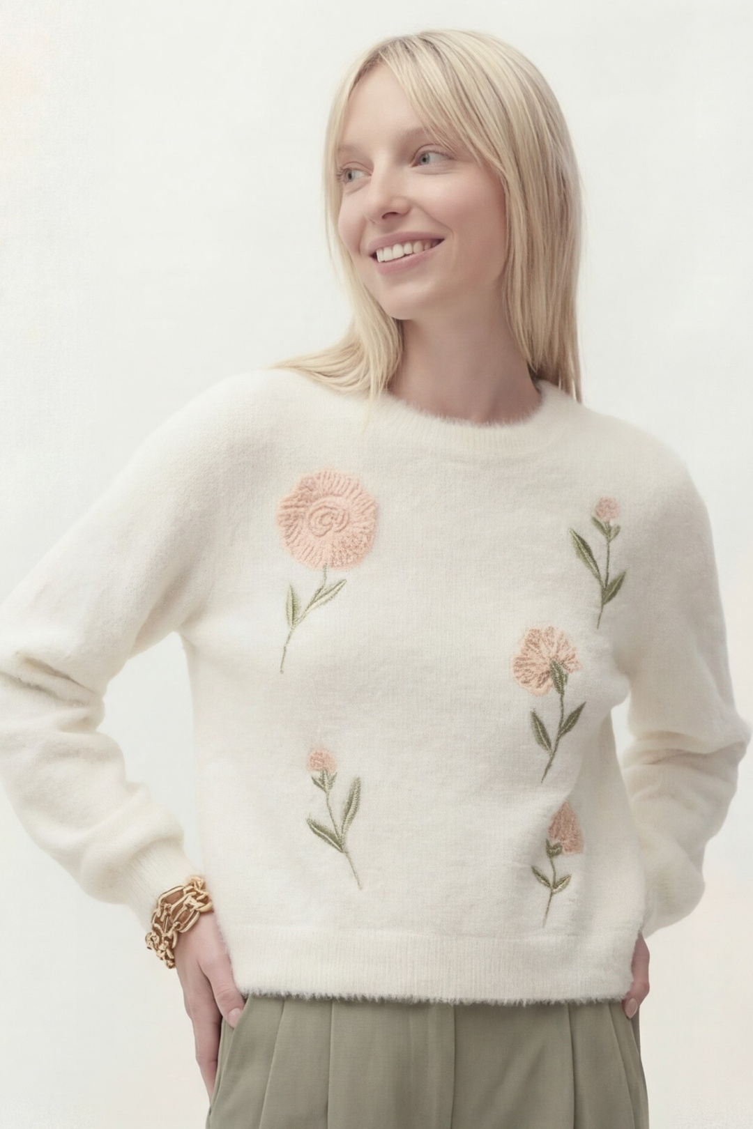 Джемпер Lokka 1818 белый