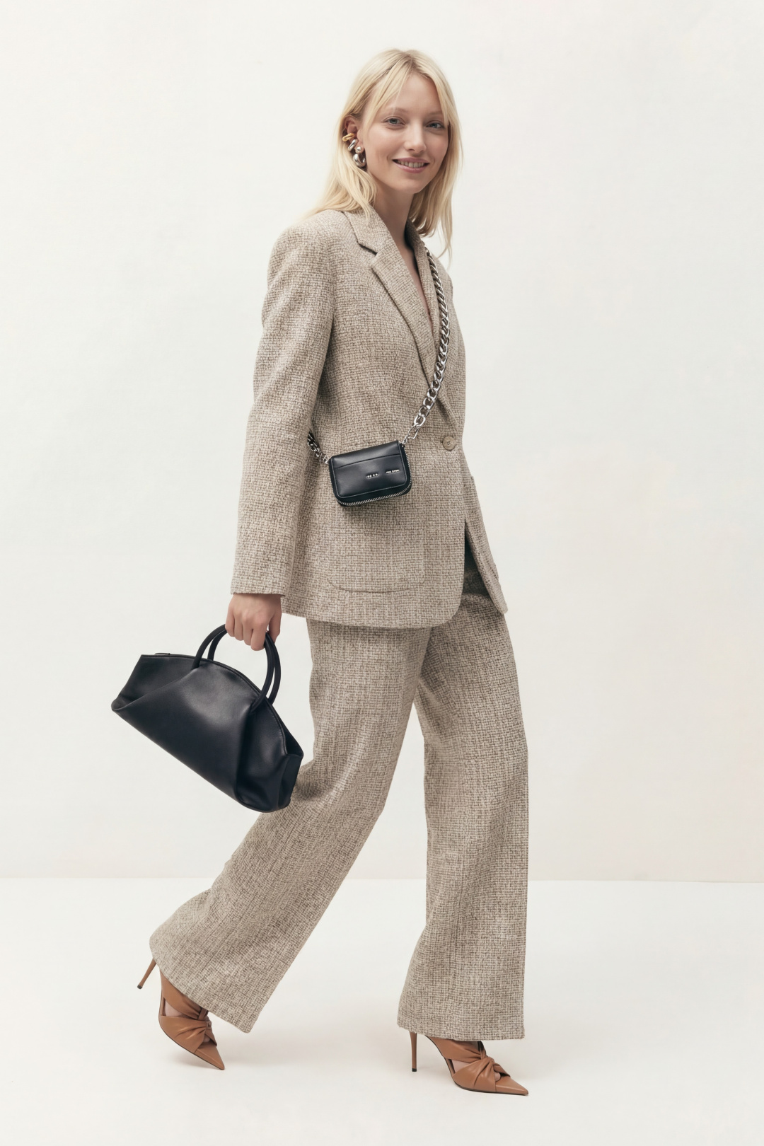 Костюм Lokka 1840 бежевый + меланж - фото 3