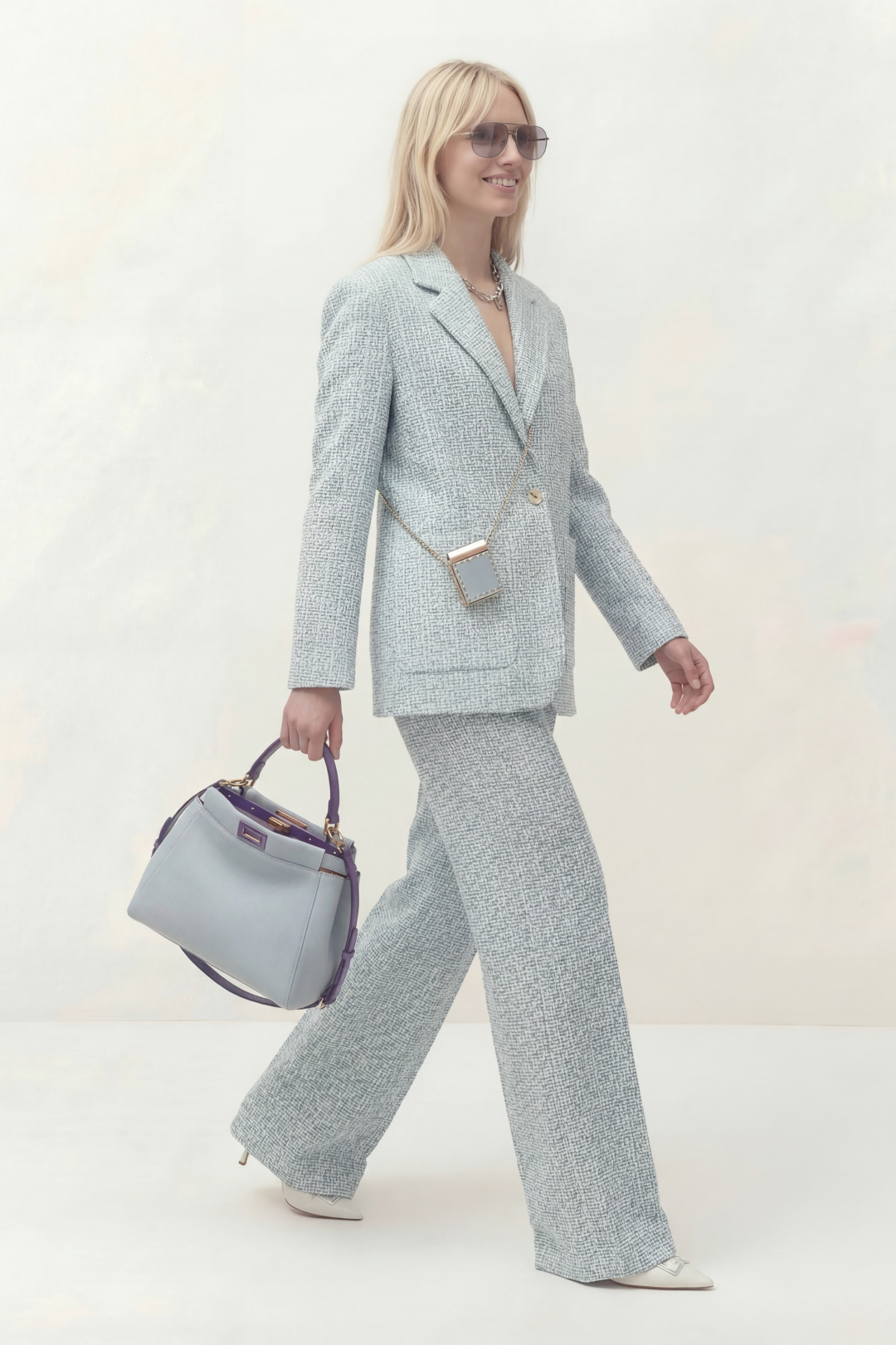 Костюм Lokka 1840В голубой/меланж