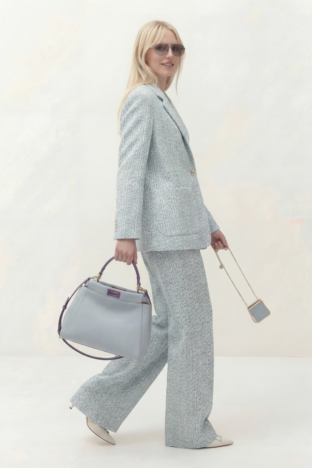 Костюм Lokka 1840В голубой/меланж