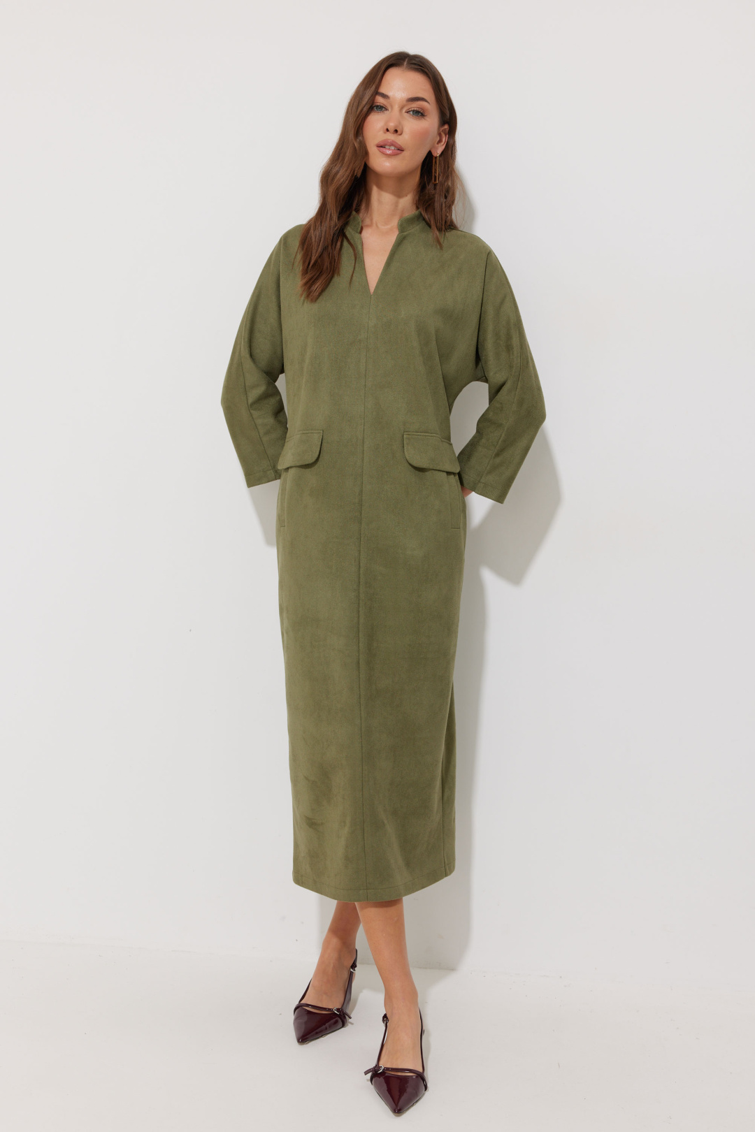 Платье ЛЮШе 4196 зеленый - фото 1