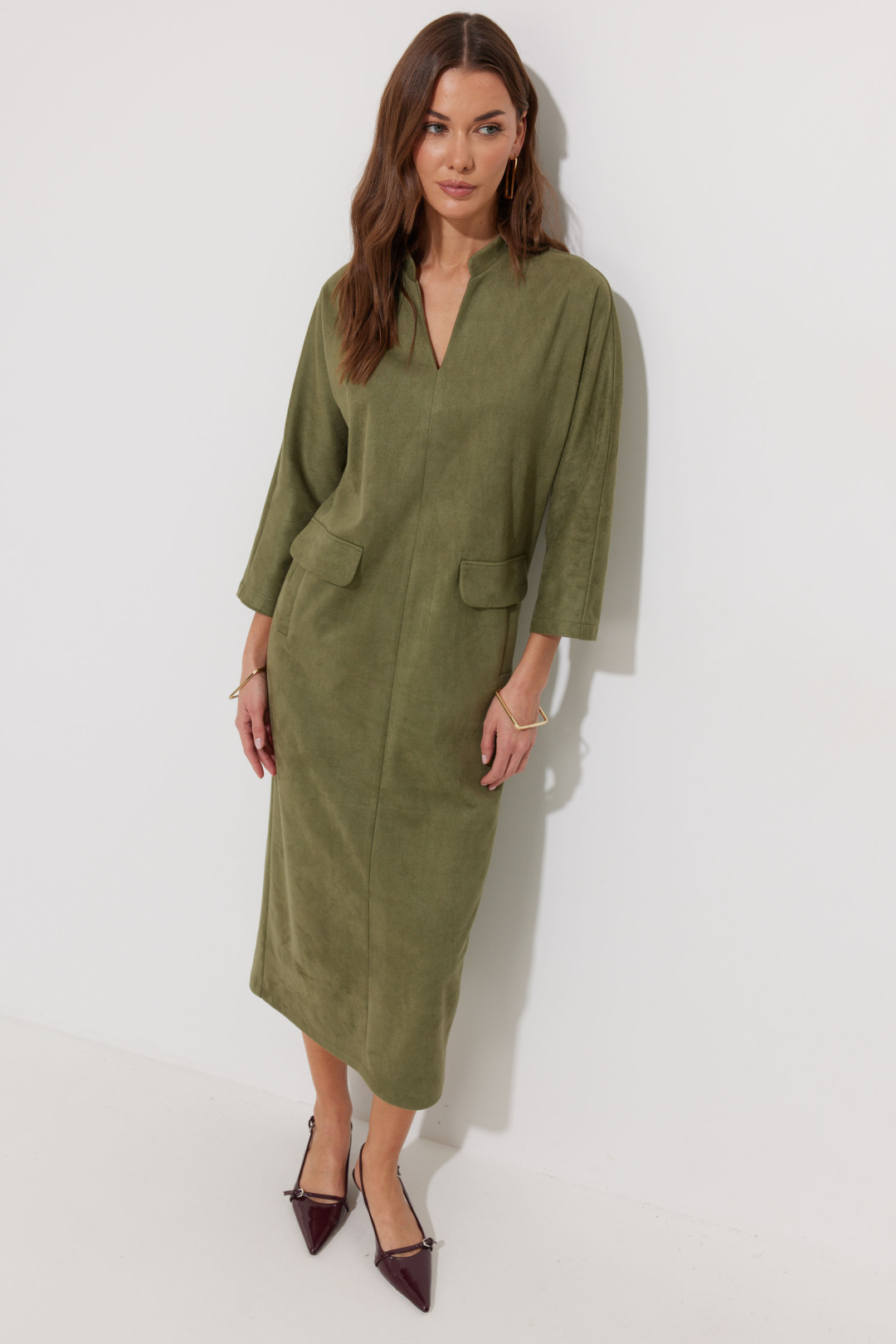 Платье ЛЮШе 4196 зеленый - фото 4