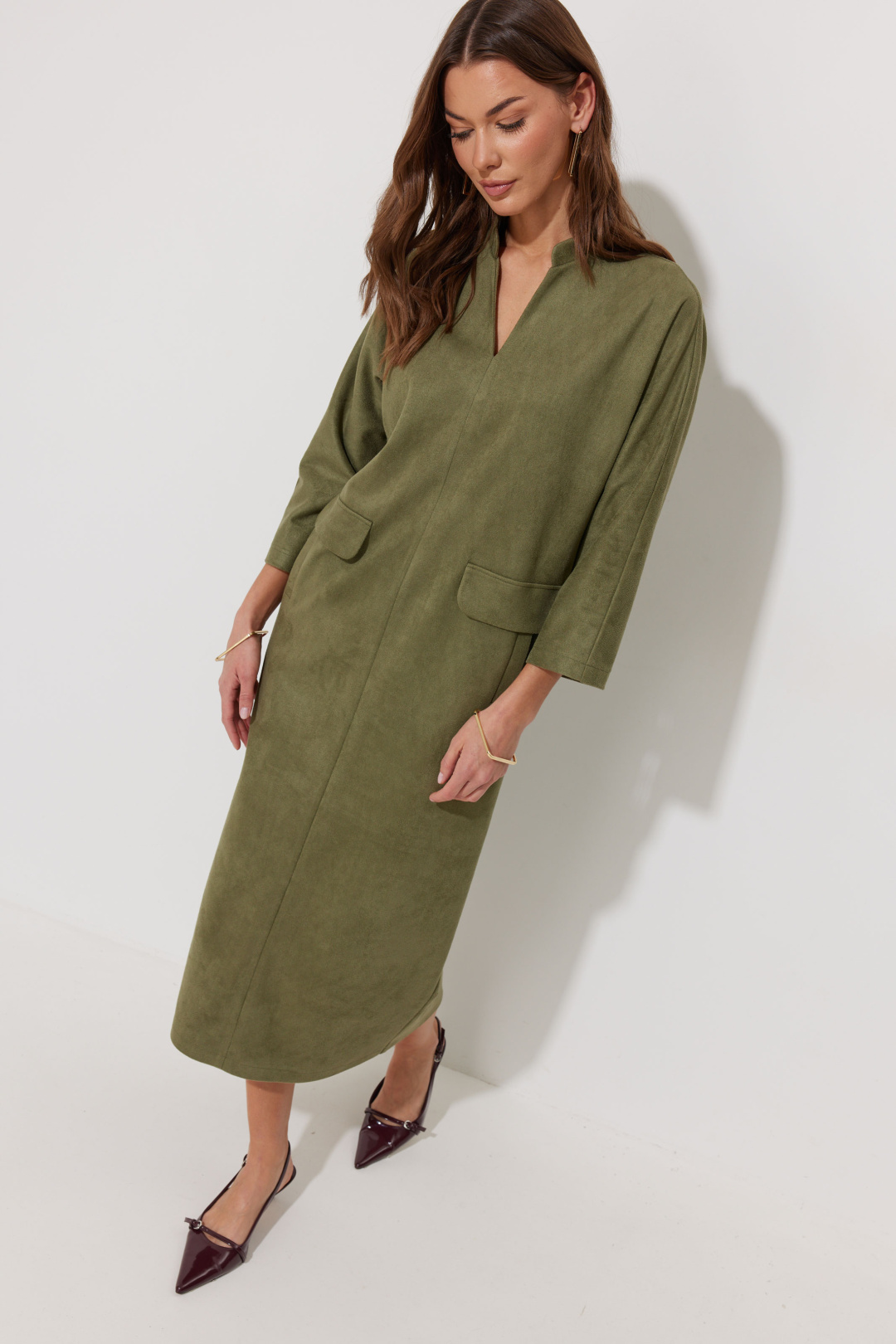 Платье ЛЮШе 4196 зеленый - фото 6