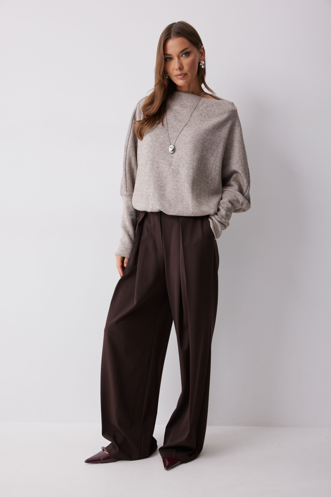 Джемпер ЛЮШе 4209 кофе - фото 3