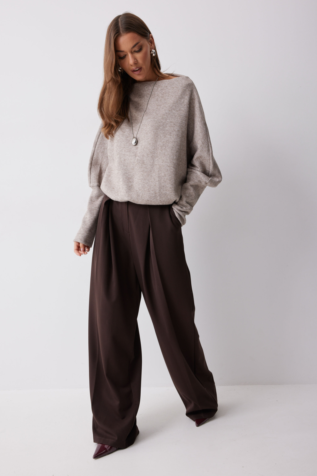 Джемпер ЛЮШе 4209 кофе - фото 4