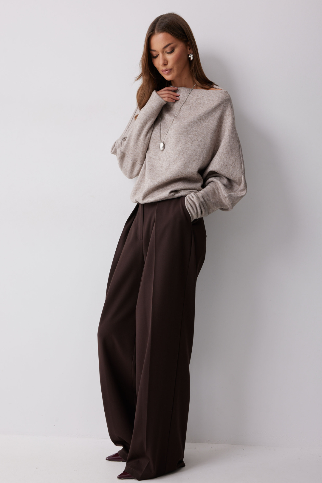 Джемпер ЛЮШе 4209 кофе - фото 6