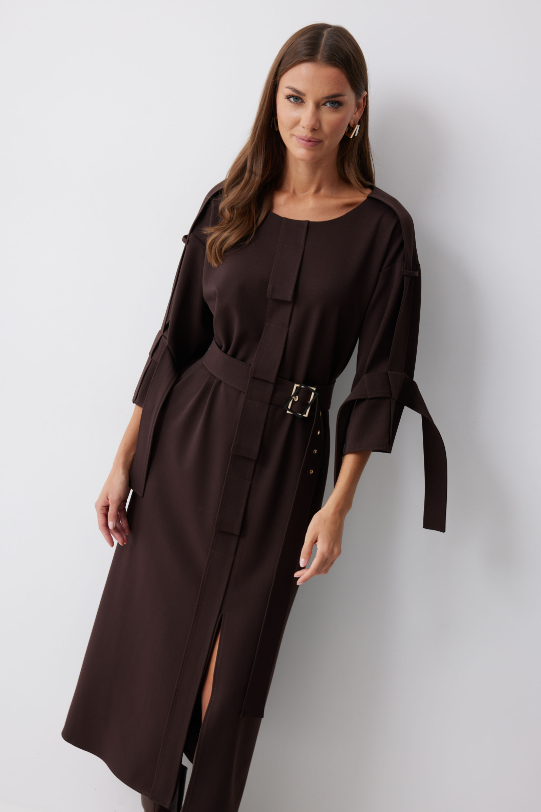 Платье ЛЮШе 4212 коричневый - фото 6