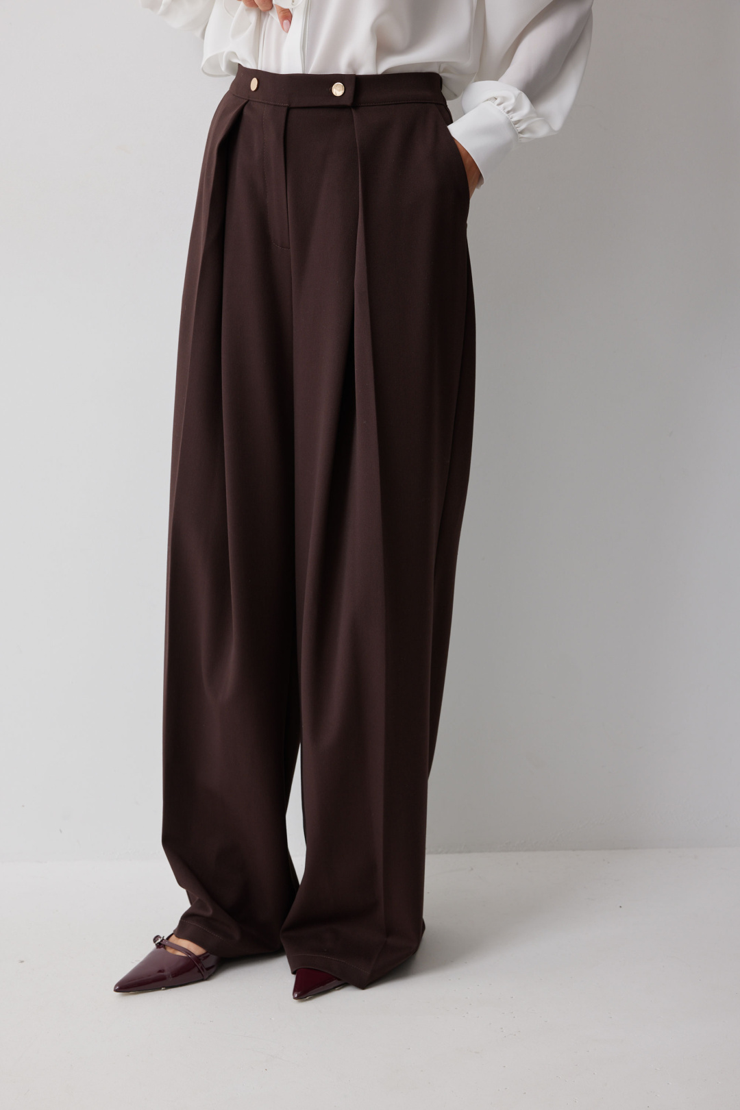 Брюки ЛЮШе 4214 коричневый - фото 3