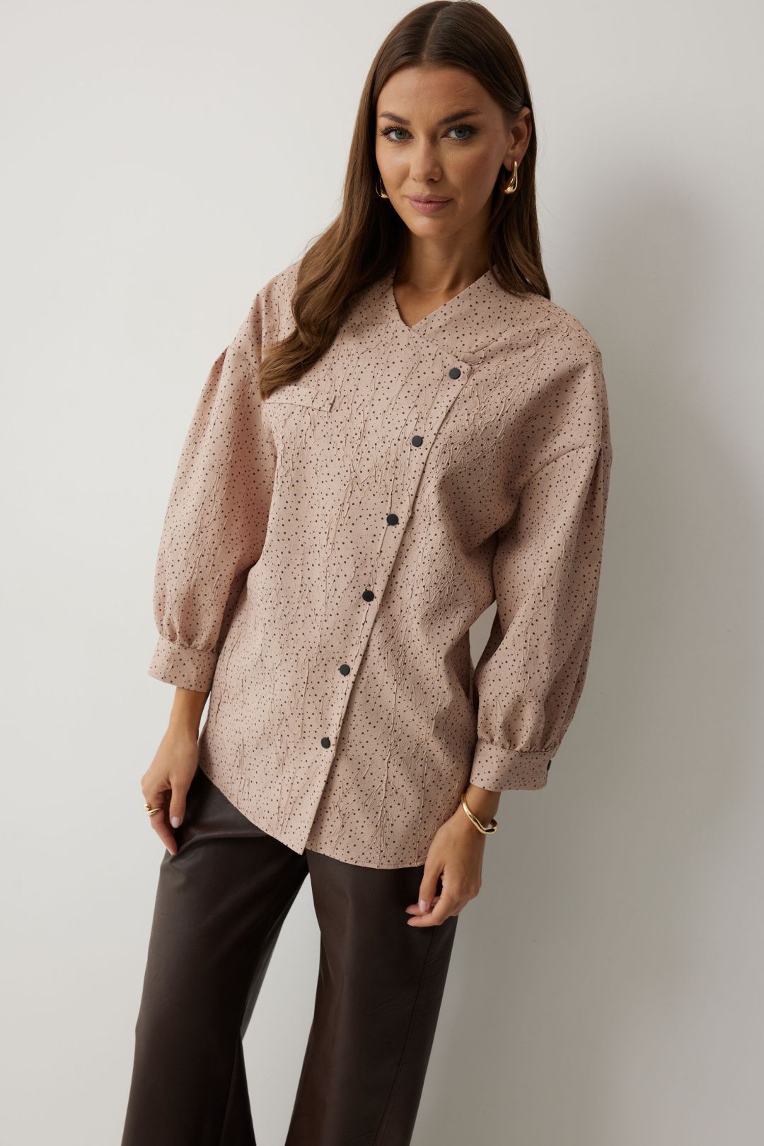 Блузка ЛЮШе 4217 бежевый