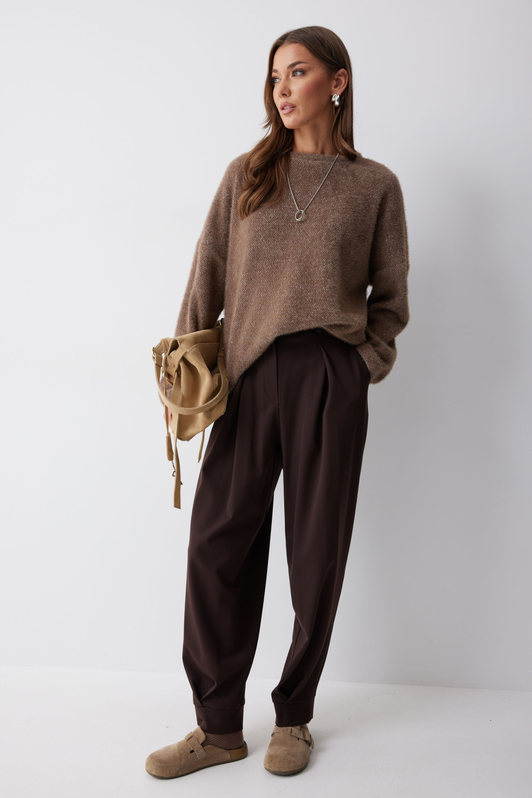 Брюки ЛЮШе 4218 коричневый - фото 1