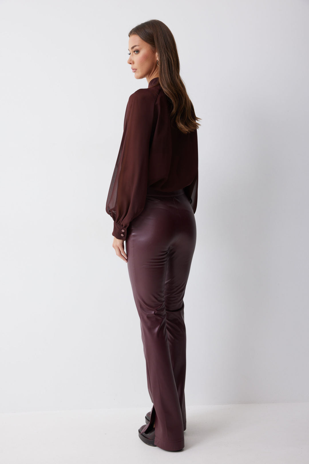 Блузка ЛЮШе 4221 бордо - фото 5