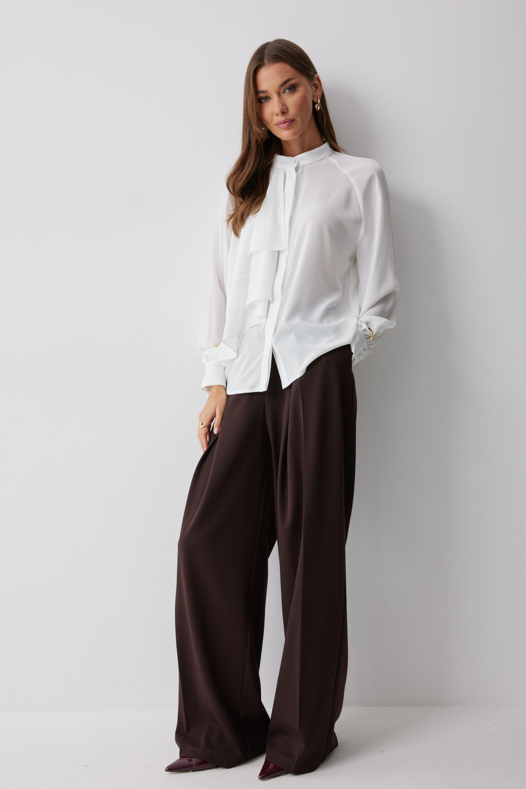 Блузка ЛЮШе 4221 молоко - фото 3