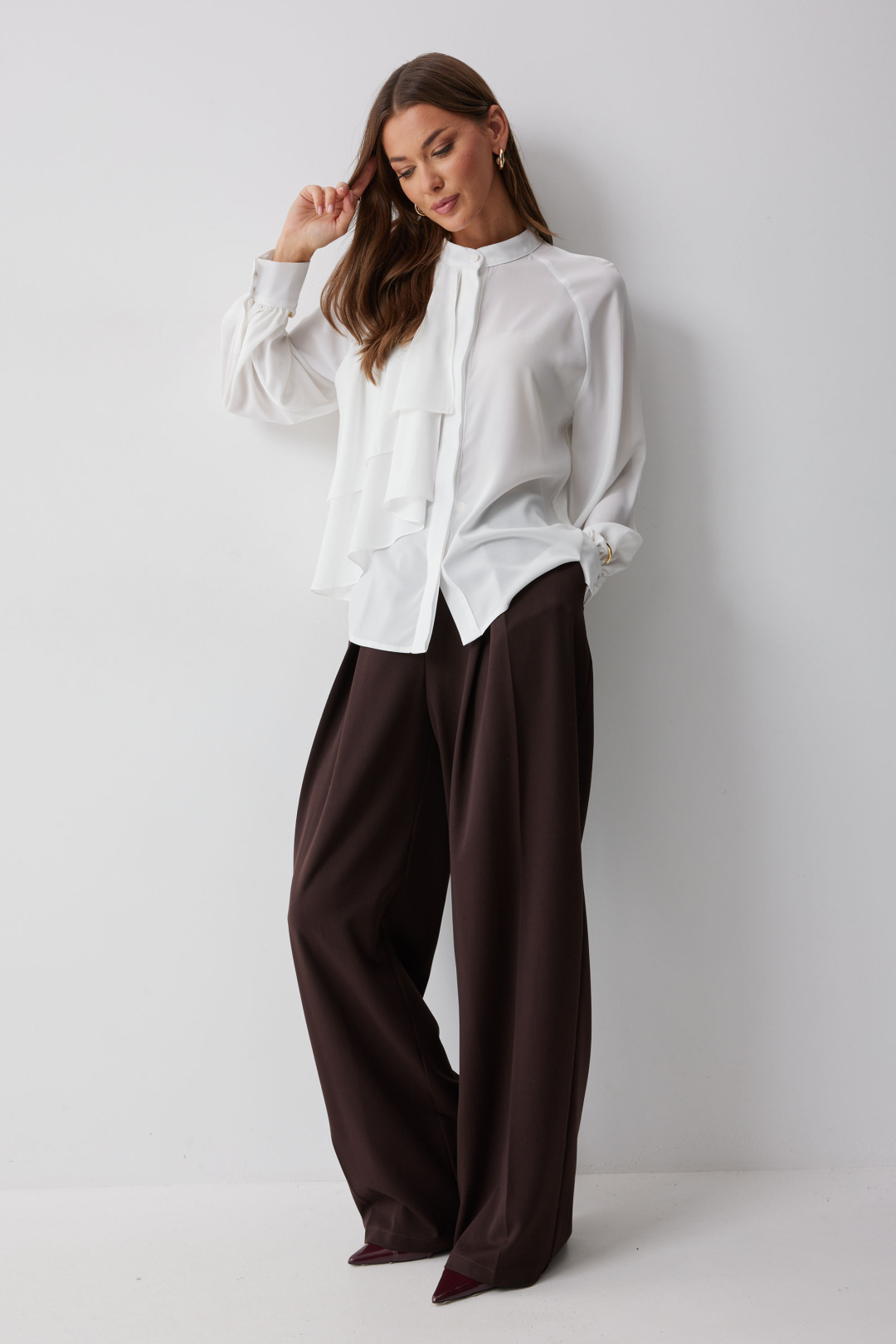 Блузка ЛЮШе 4221 молоко - фото 4