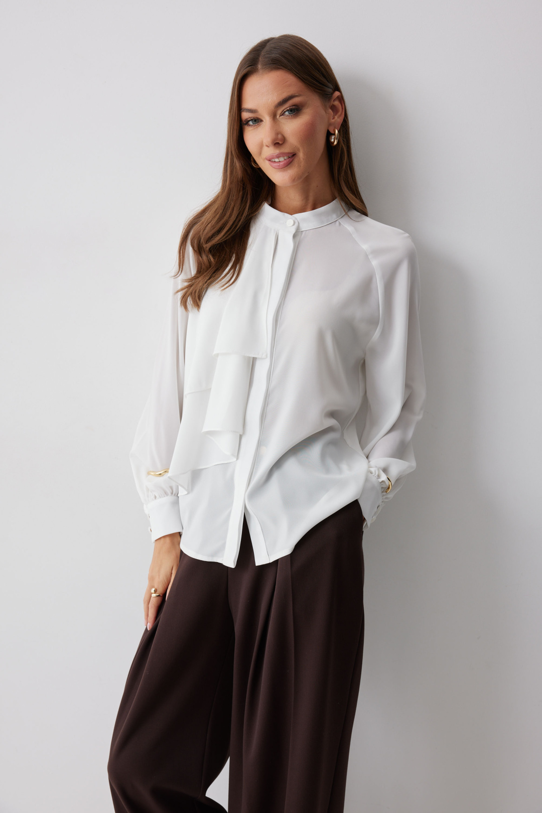 Блузка ЛЮШе 4221 молоко - фото 5