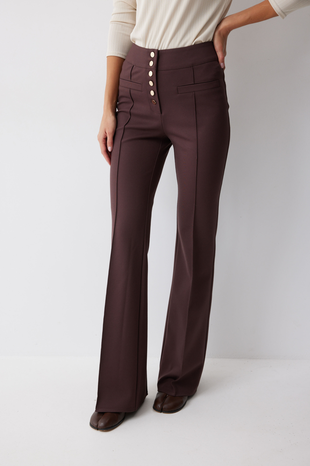 Брюки ЛЮШе 4222 коричневый - фото 1