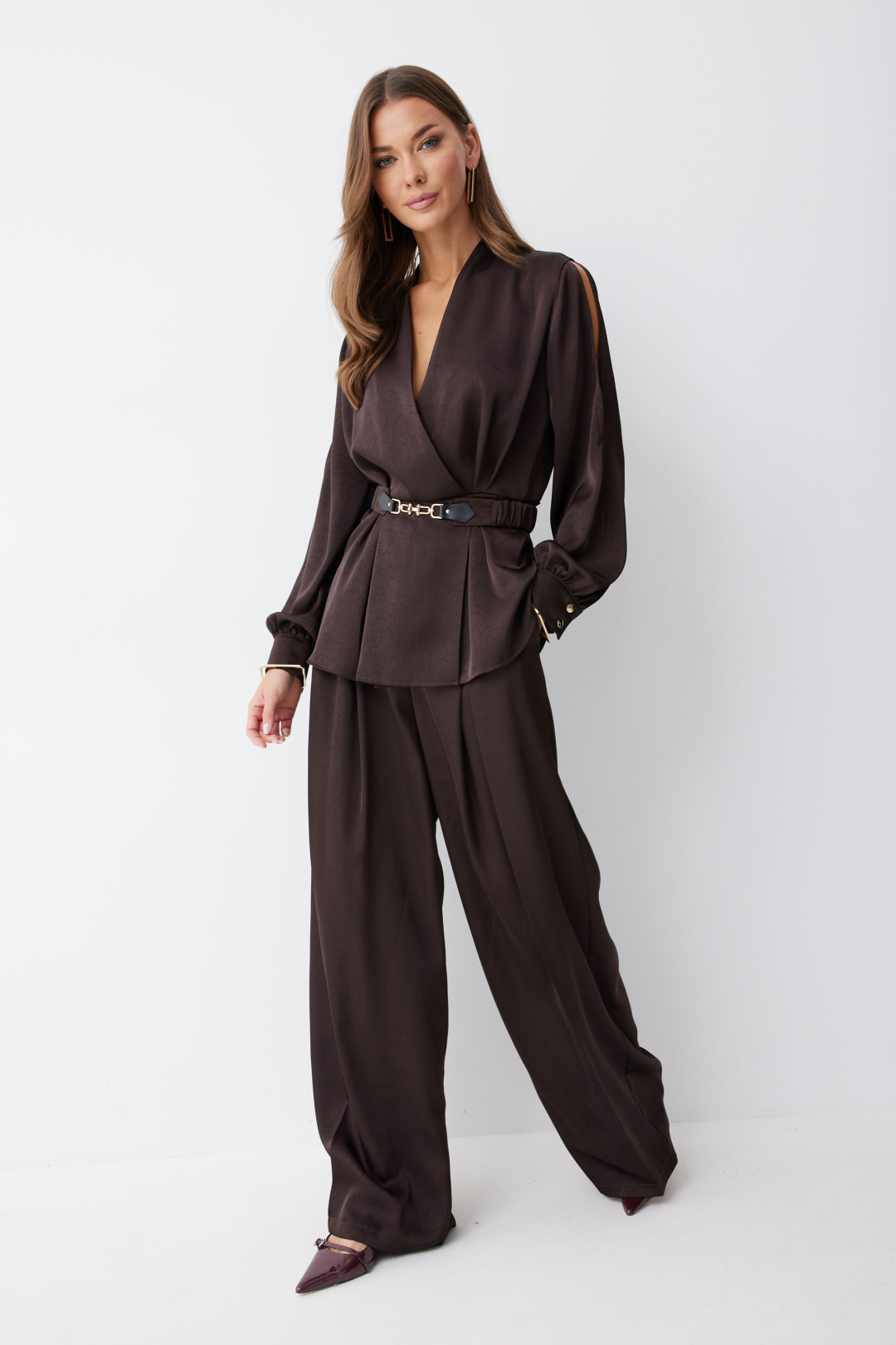 Костюм ЛЮШе 4227 коричневый - фото 1