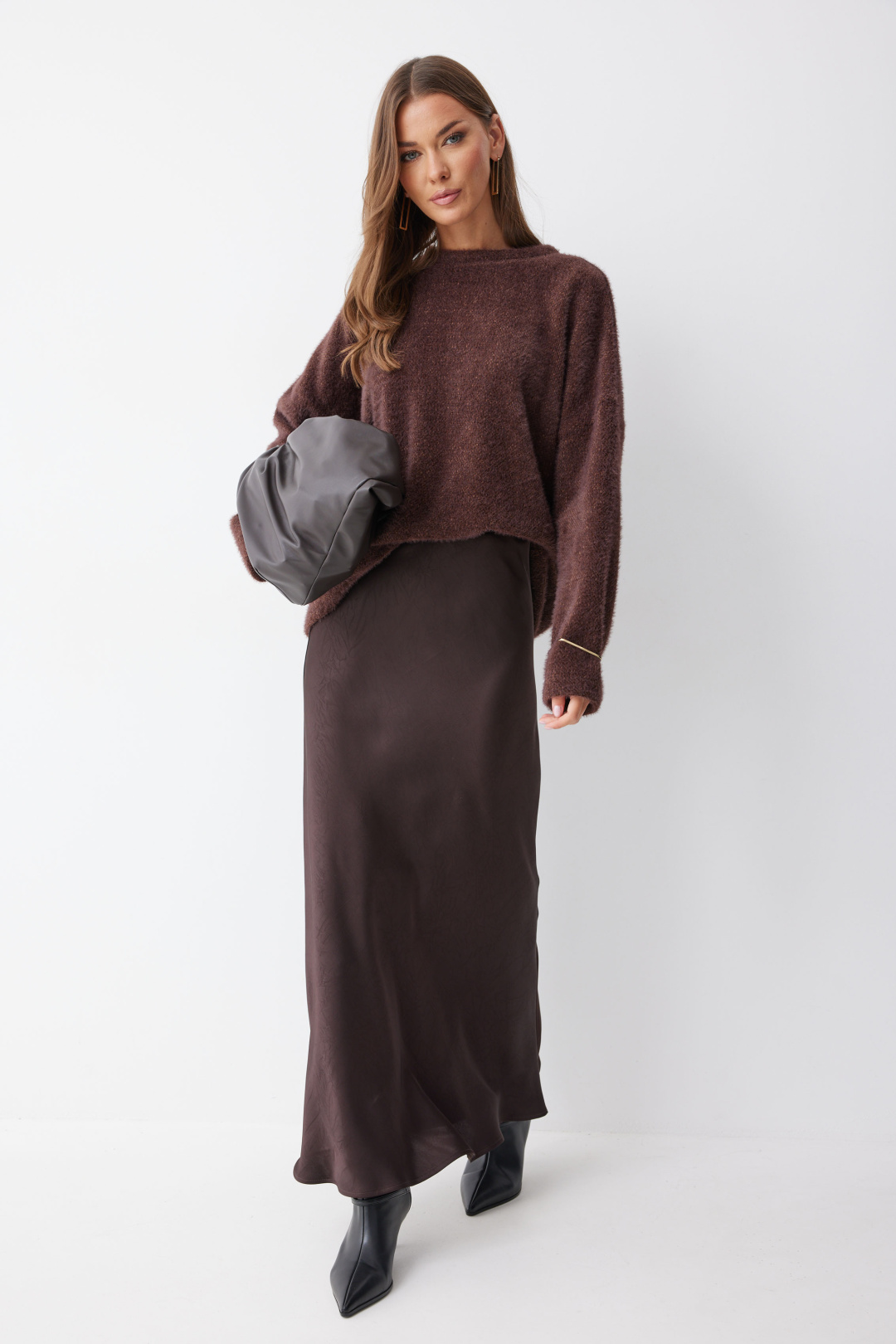 Джемпер ЛЮШе 4231 коричневый - фото 3