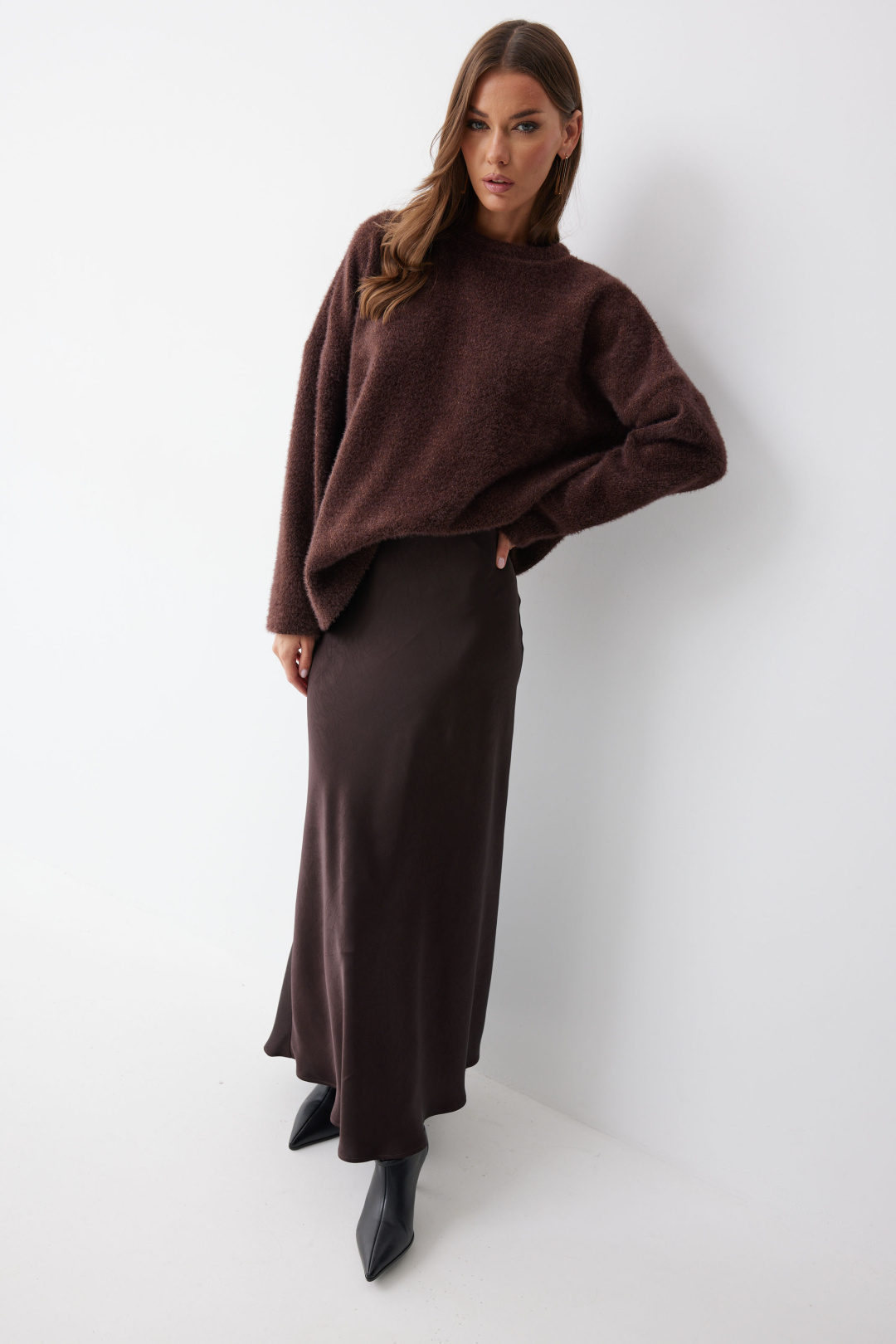 Джемпер ЛЮШе 4231 коричневый - фото 5