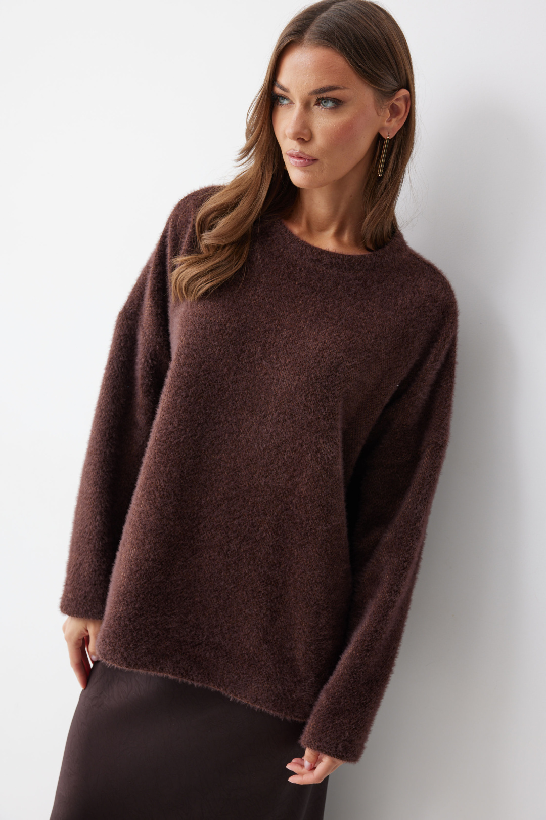 Джемпер ЛЮШе 4231 коричневый - фото 6