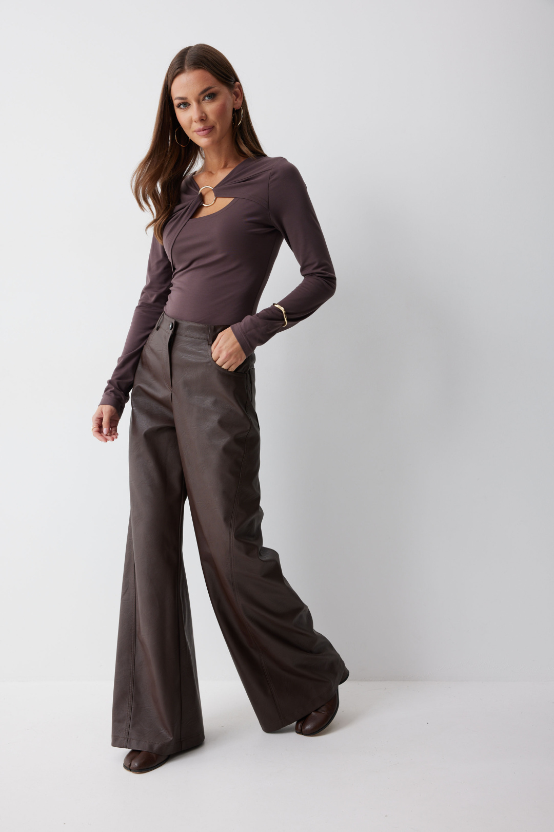 Джемпер ЛЮШе 4232 баклажан - фото 3