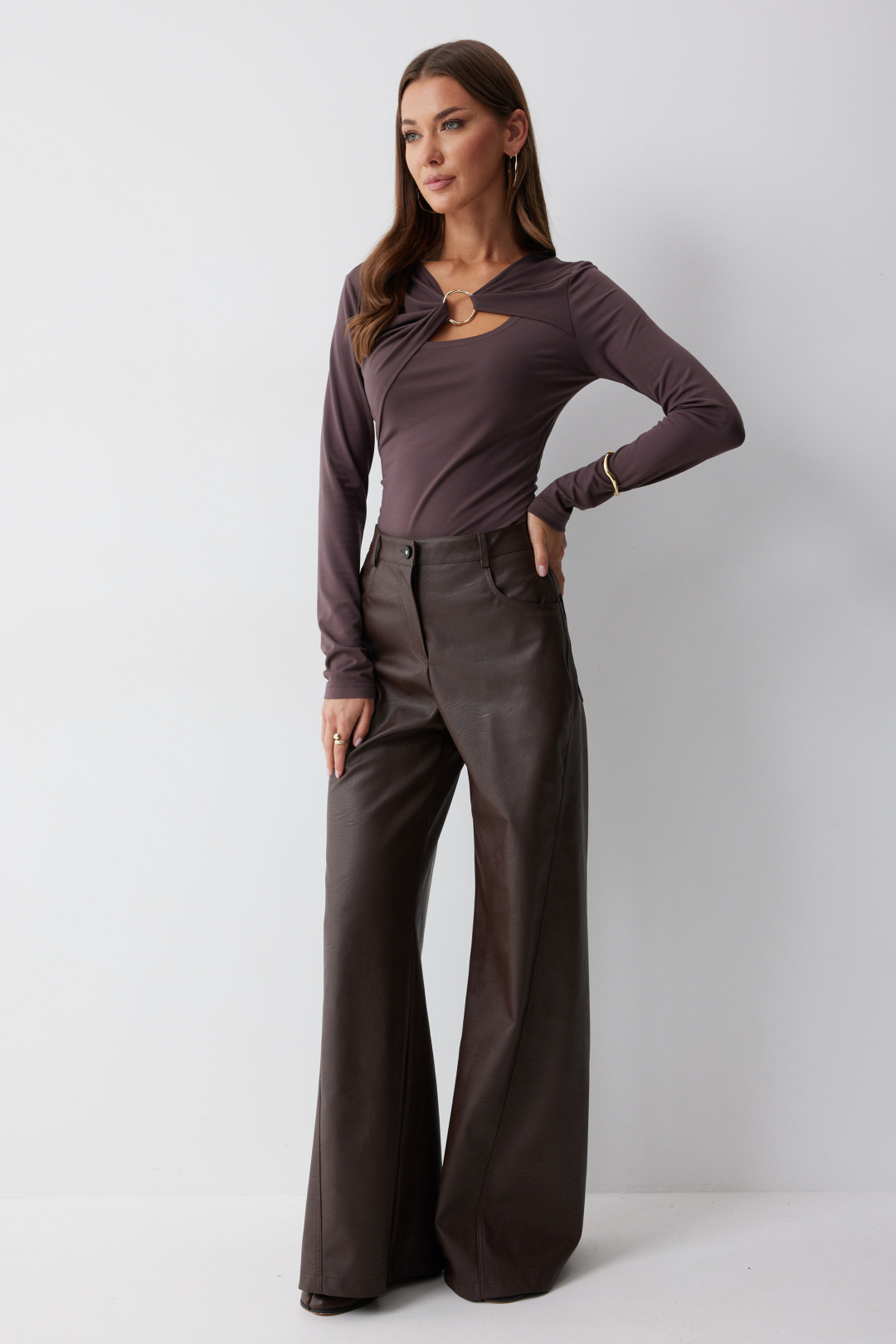 Джемпер ЛЮШе 4232 баклажан - фото 4