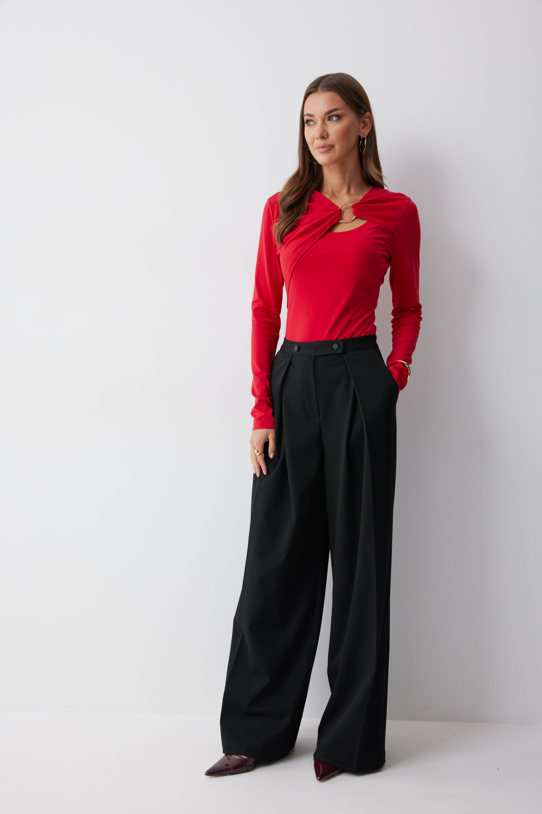 Джемпер ЛЮШе 4232 красный - фото 2